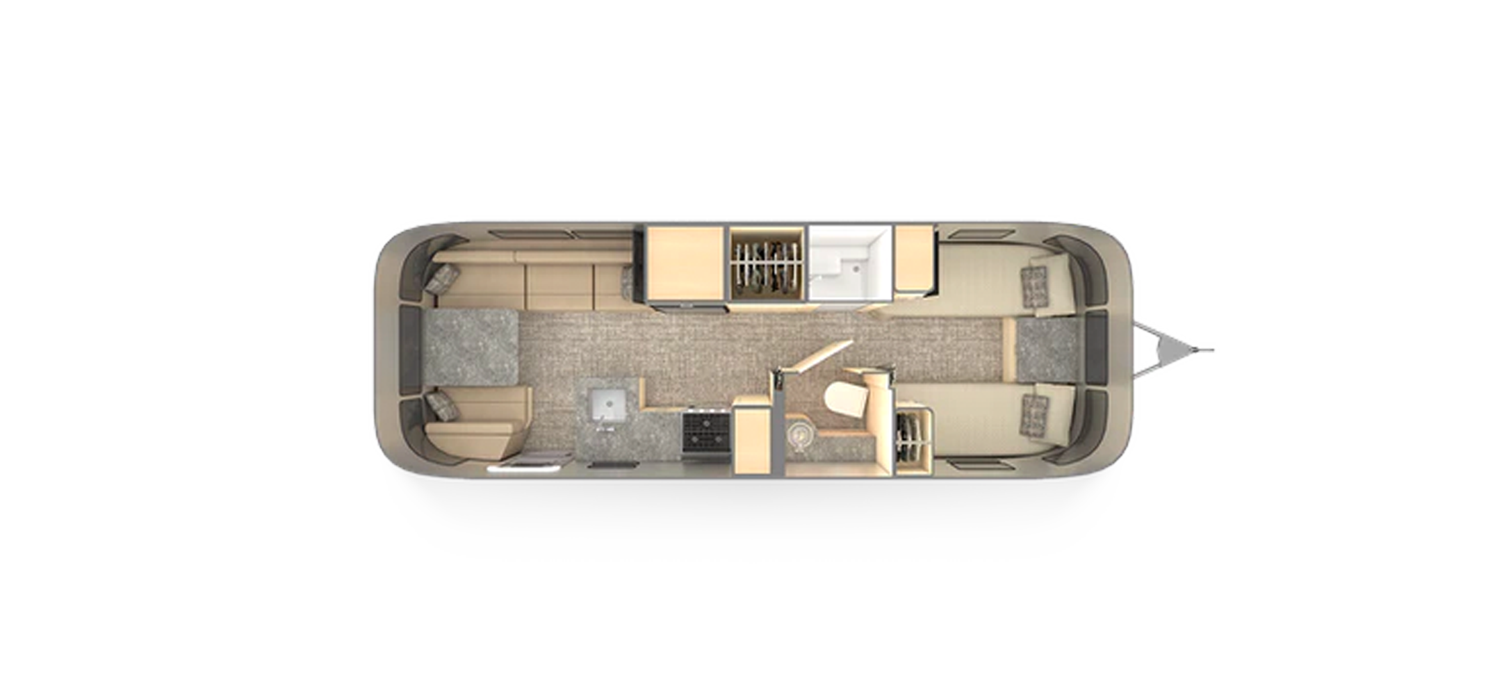 Flying Cloud 27FB Twin Floor Plan