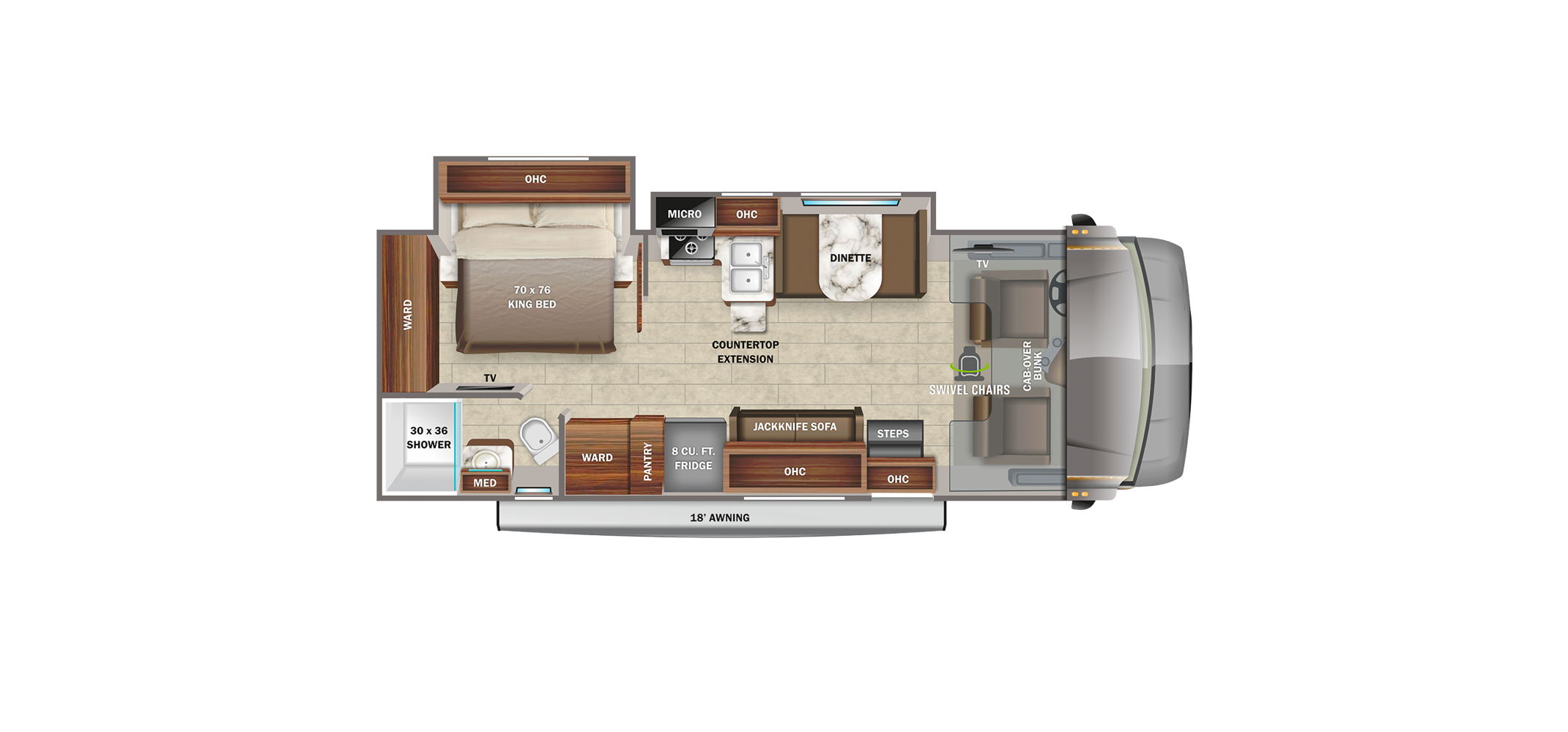 Greyhawk 27U Floor Plan