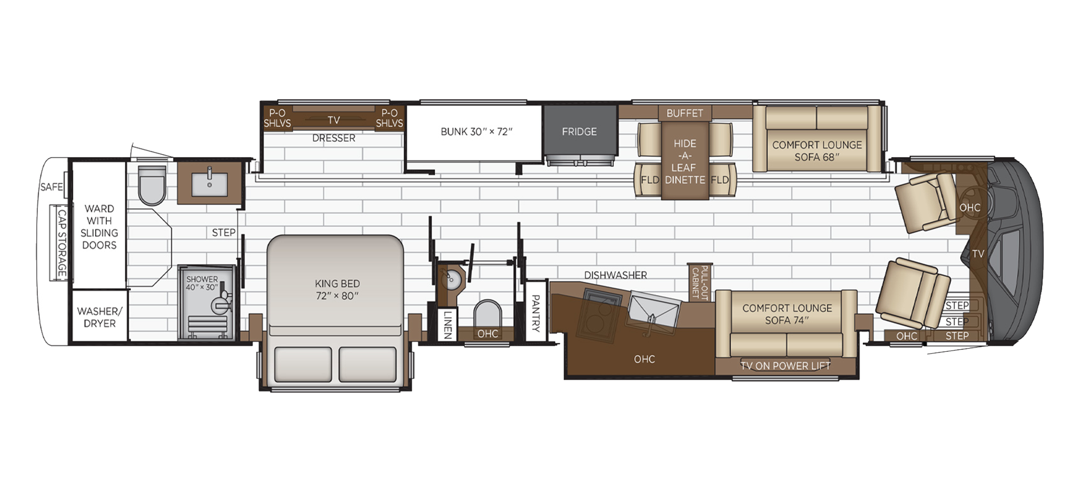 King Aire Floor Plan 4578