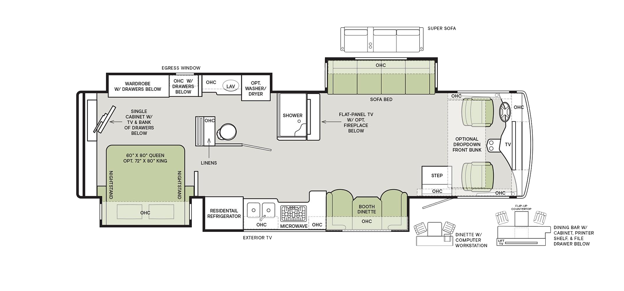 Open Road Floor Plan 34 PA