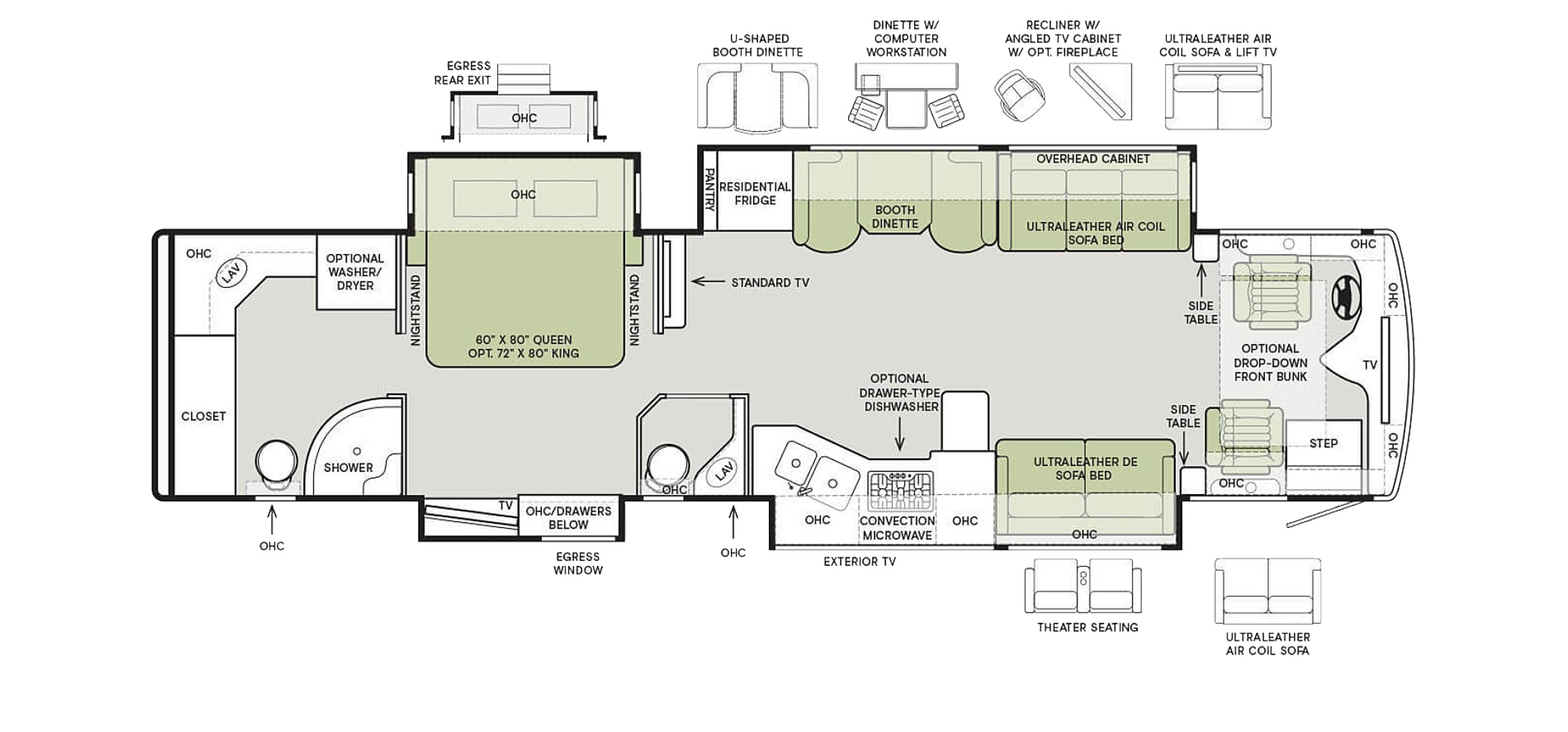 Phaeton Floor Plan 40 QBH