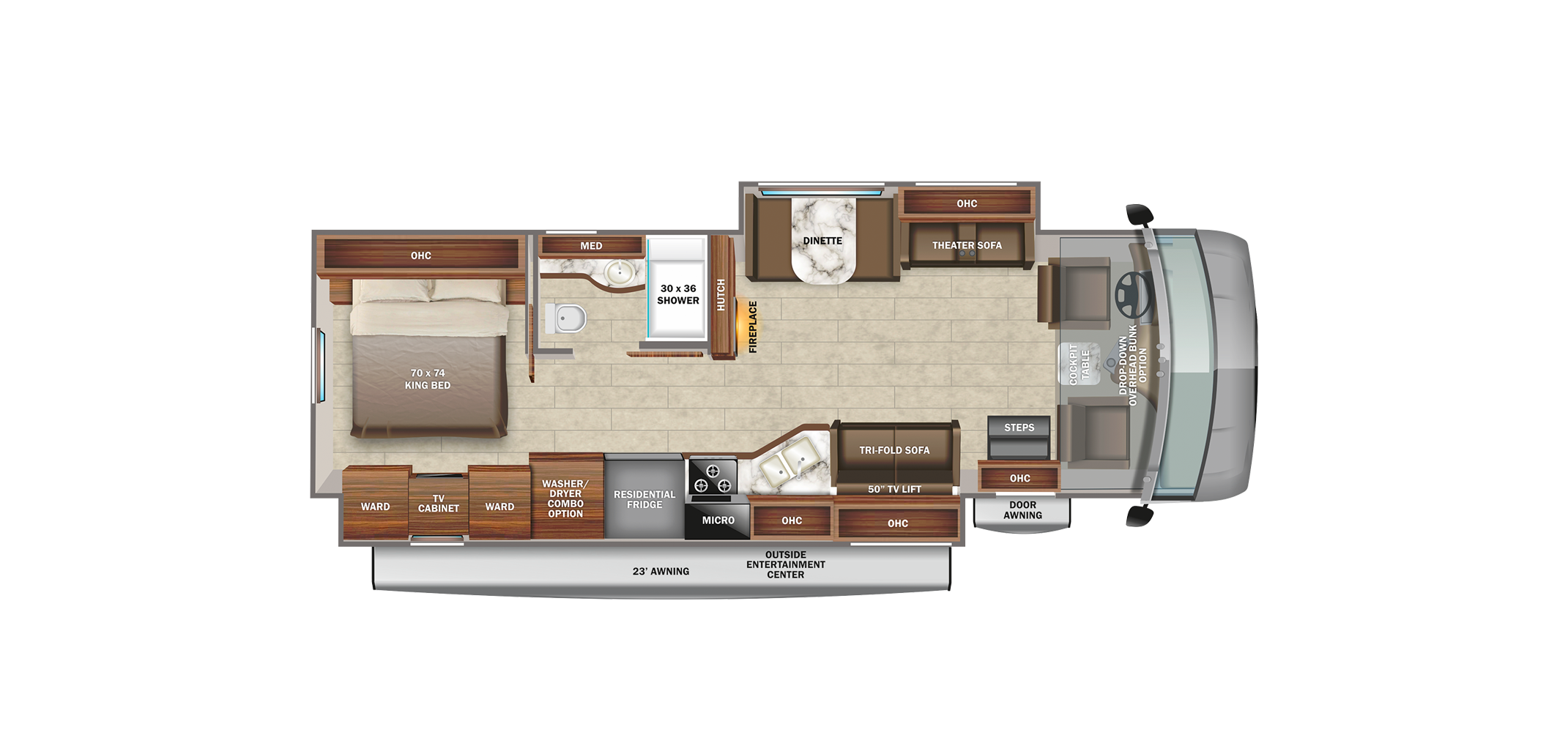 Precept 34G Floor Plan