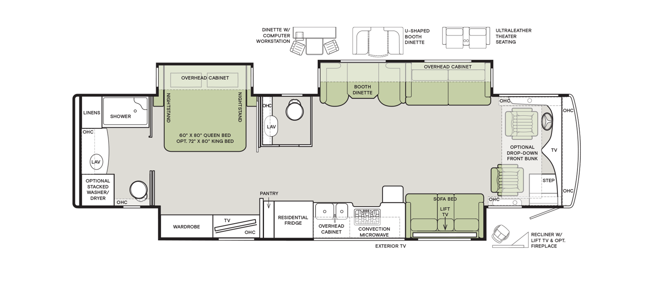 Allegro RED 360 37BA Floor Plan