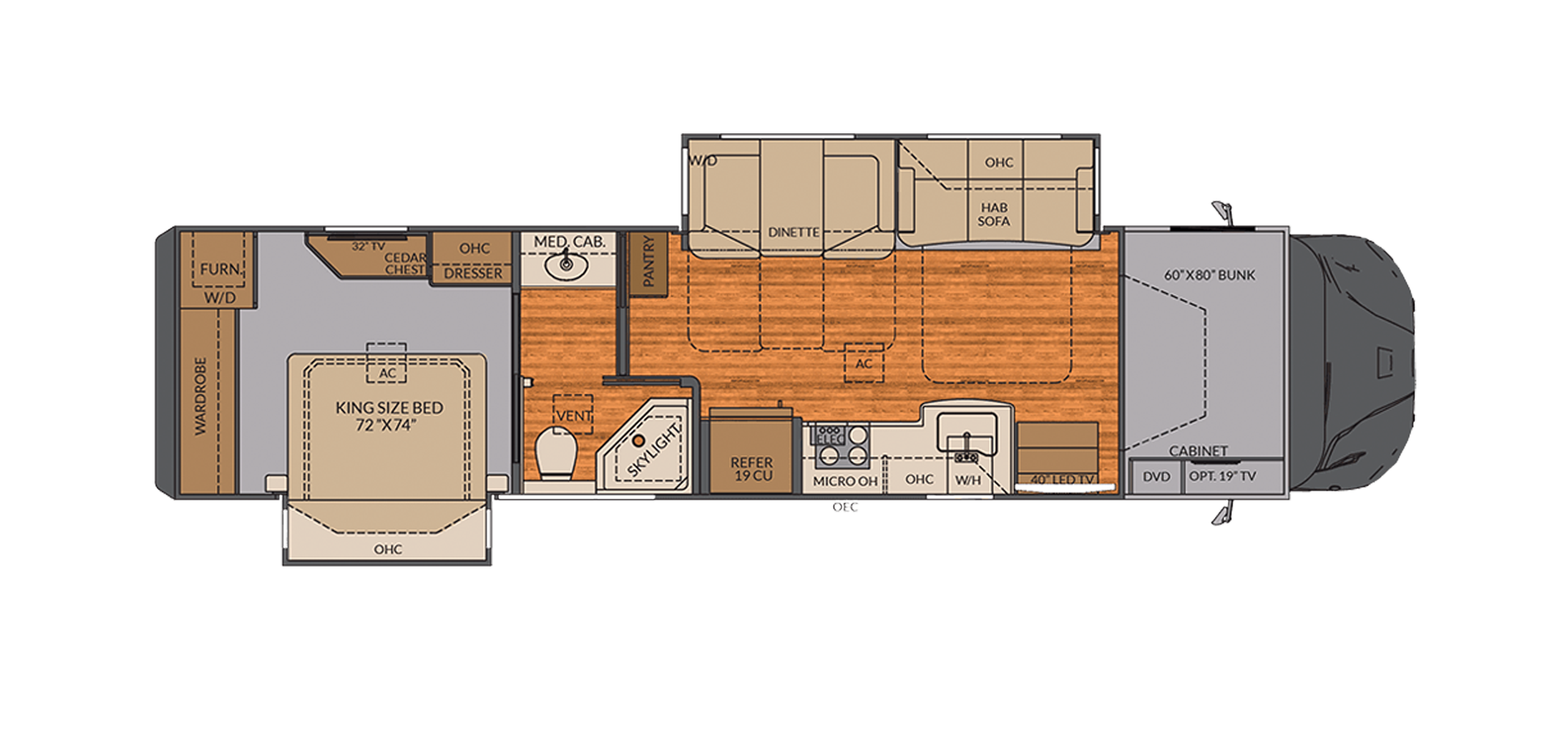 Valencia 38RW Floor Plan