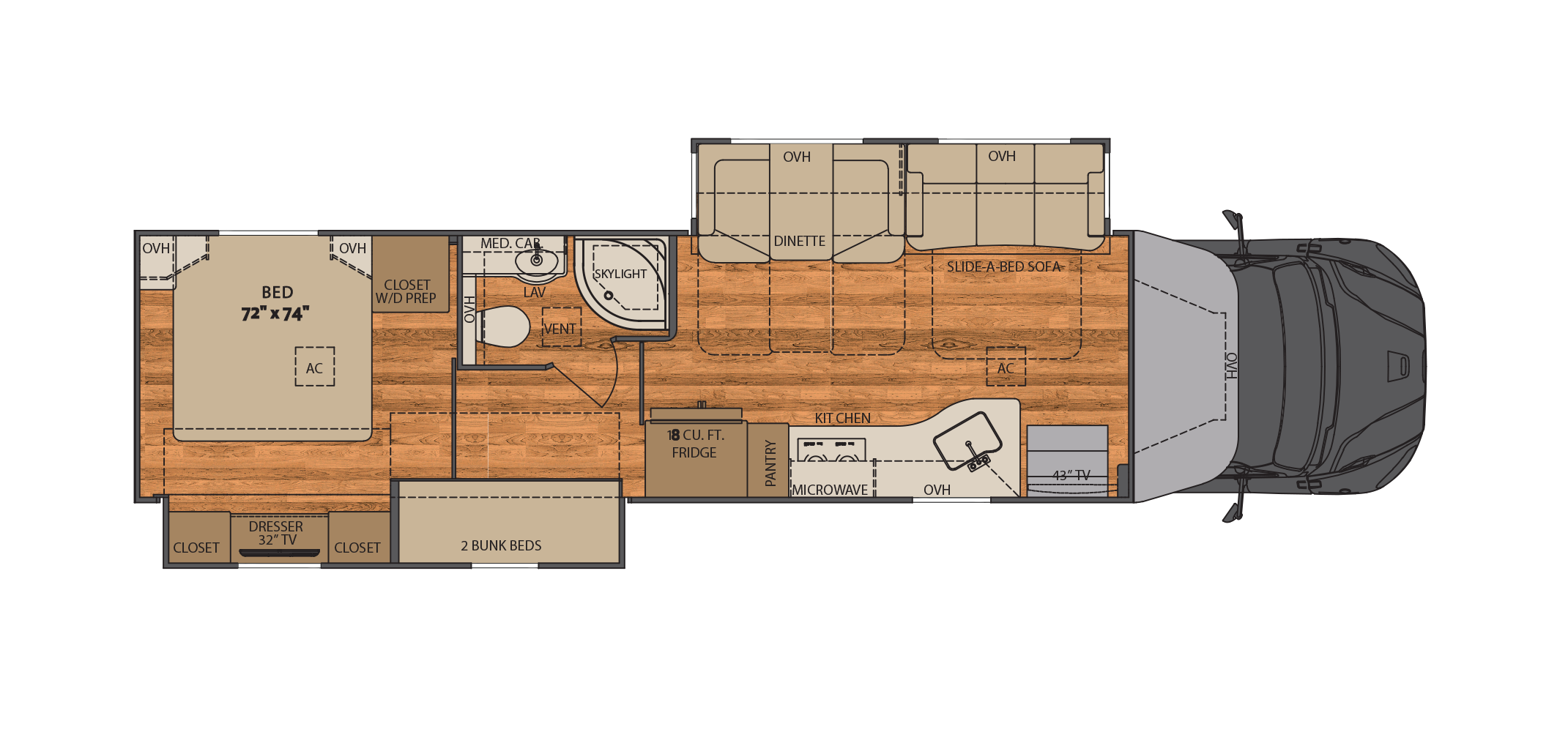 Verona Floor Plan 40VBH