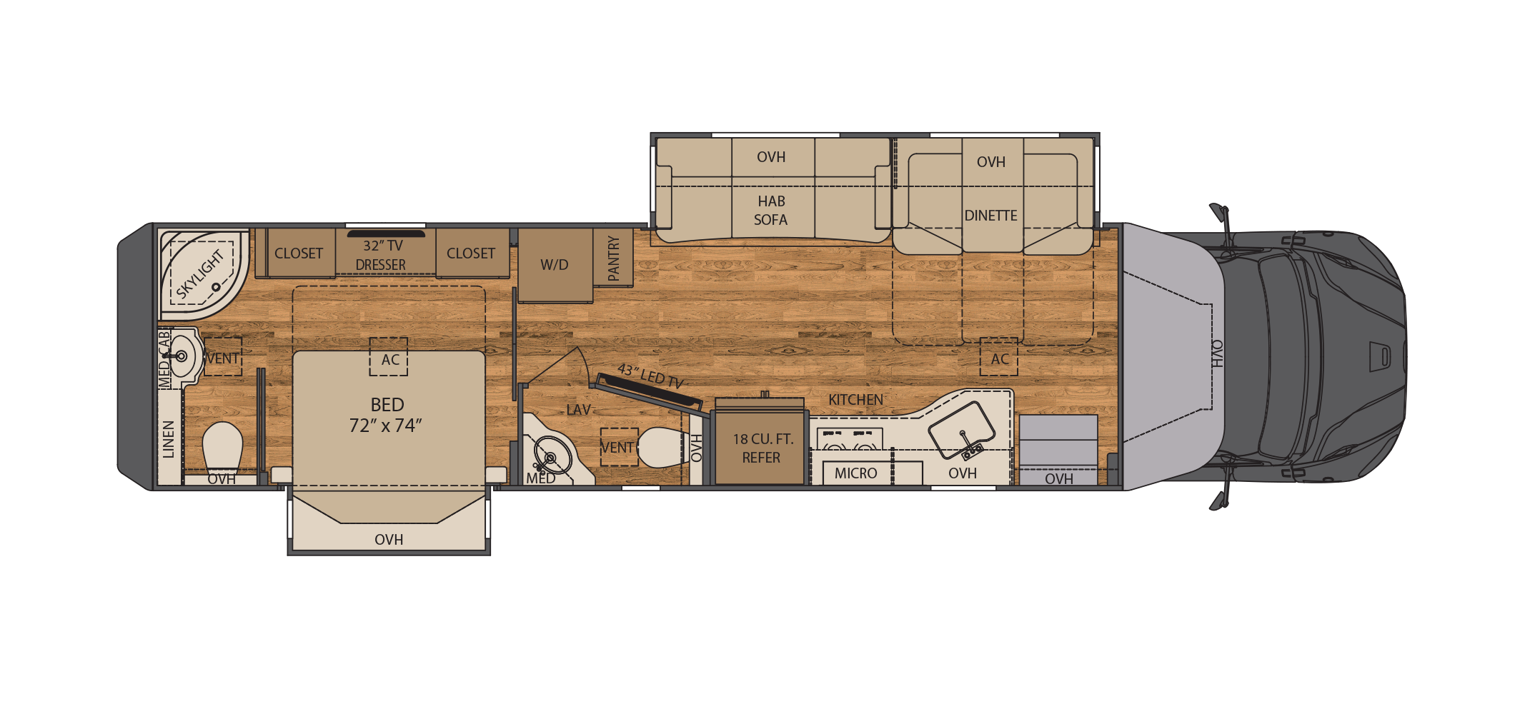 Verona Floor Plan 40VRB