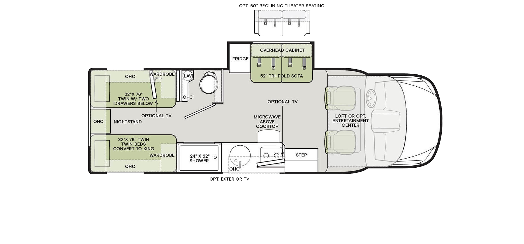 Wayfarer Floor Plan 25 TW