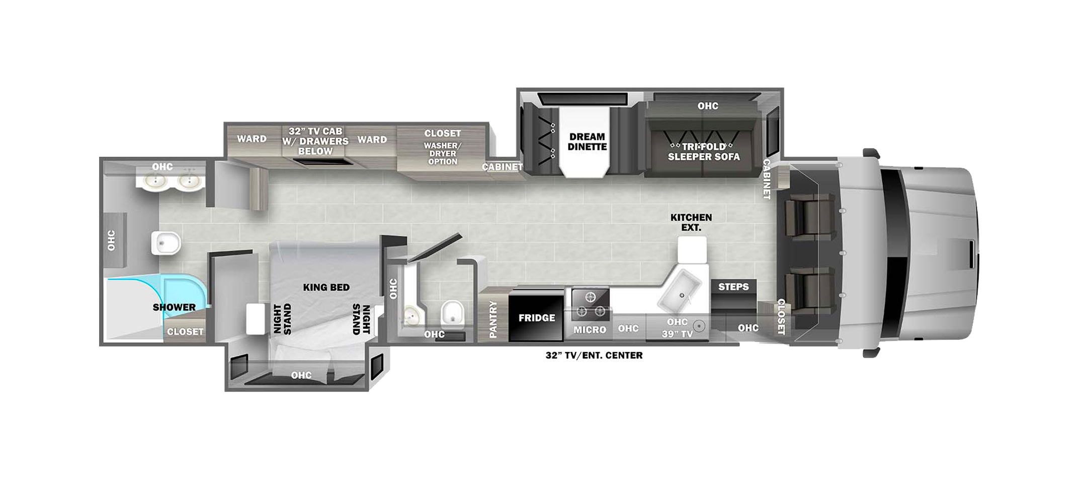 DX3 37RB Floor Plan