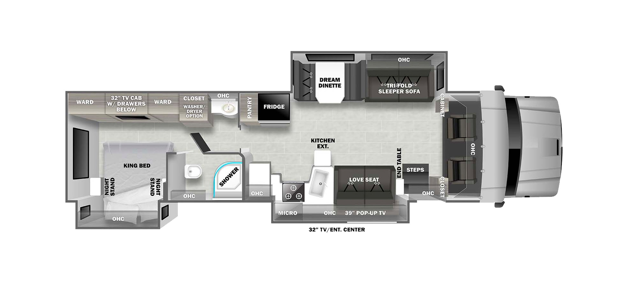 DX3 37TS Floor Plan