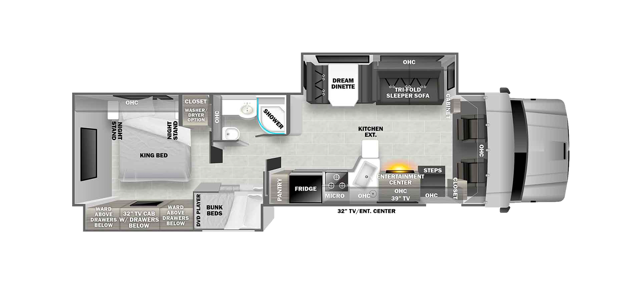 Dynaquest XL 3700BD Floor Plan