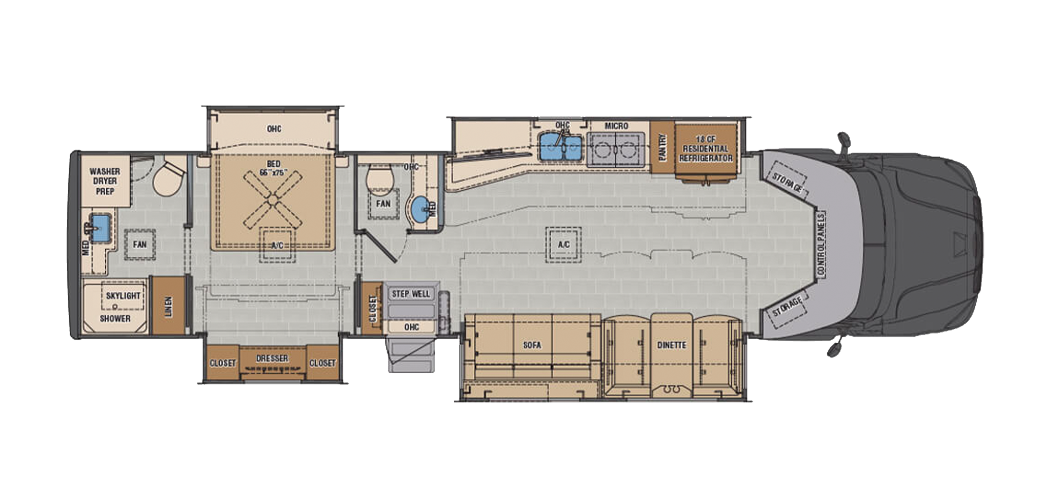 Explorer Floor Plan 40ERB