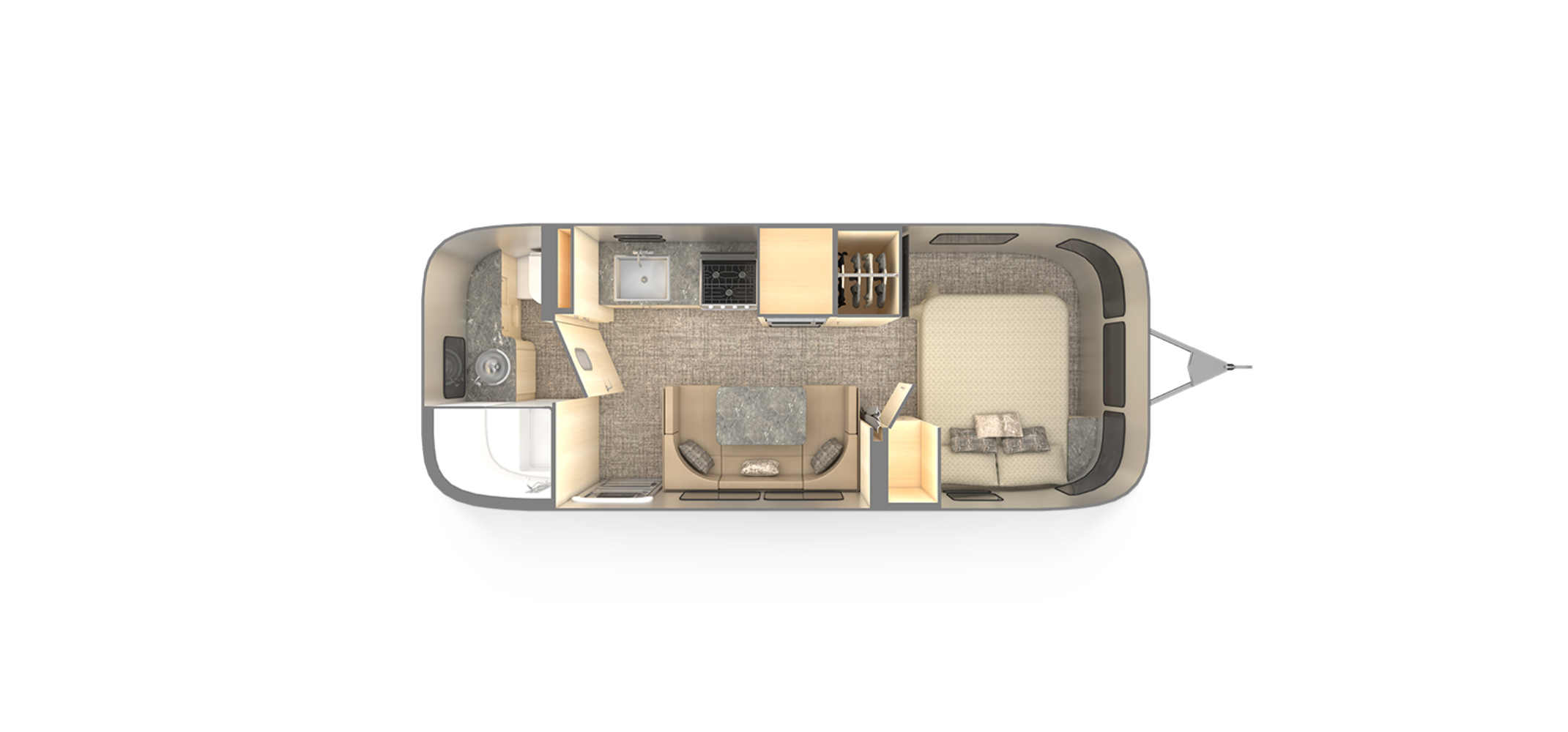 Flying Cloud 23FB Floor Plan