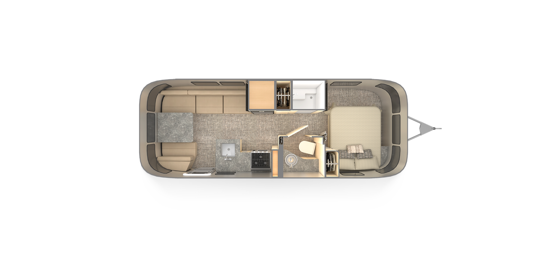 Flying Cloud 25FB Floor Plan