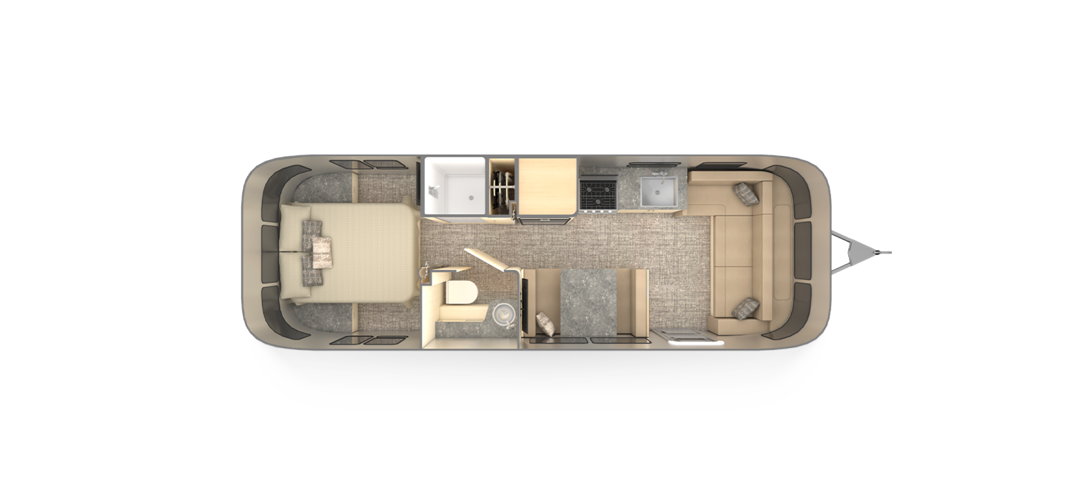 Flying Cloud 28RB Floor Plan