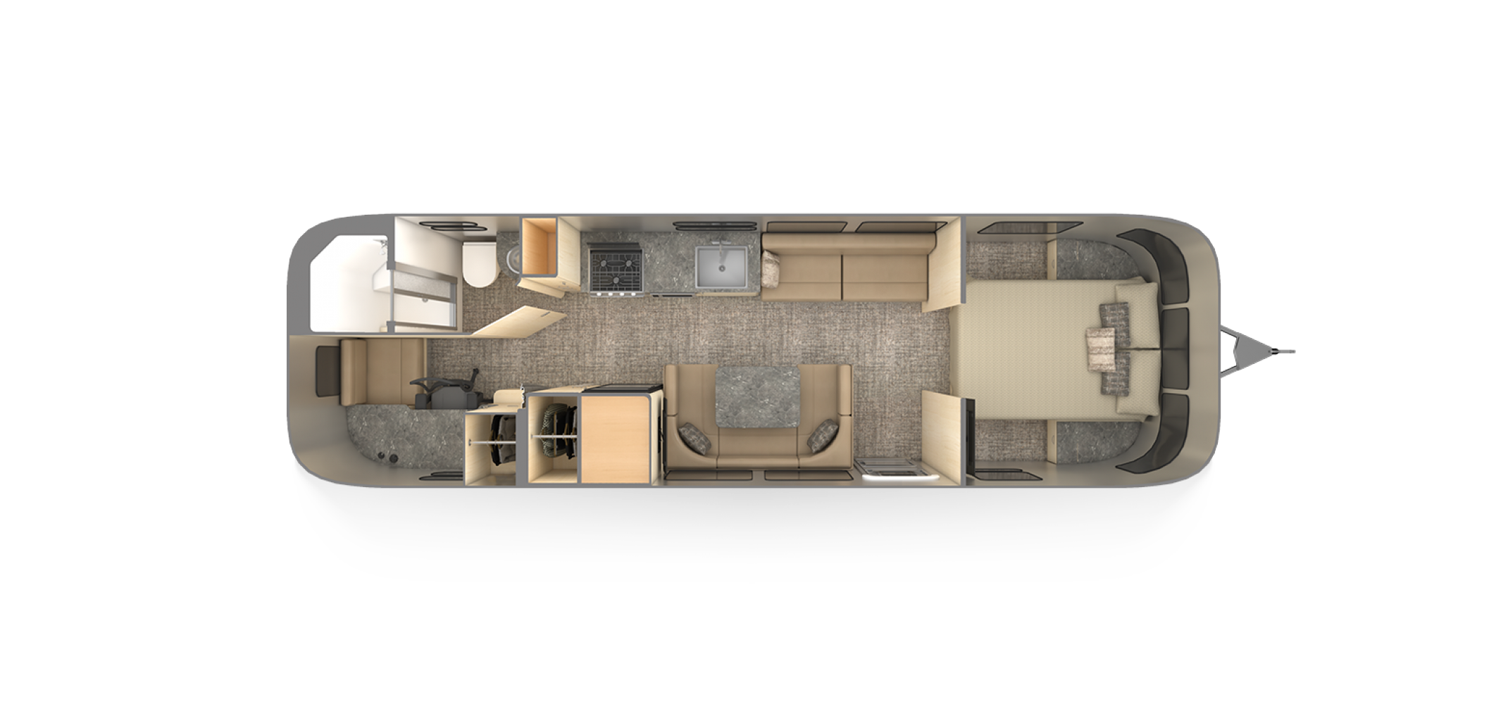 Flying Cloud 30FB Office Floor Plan