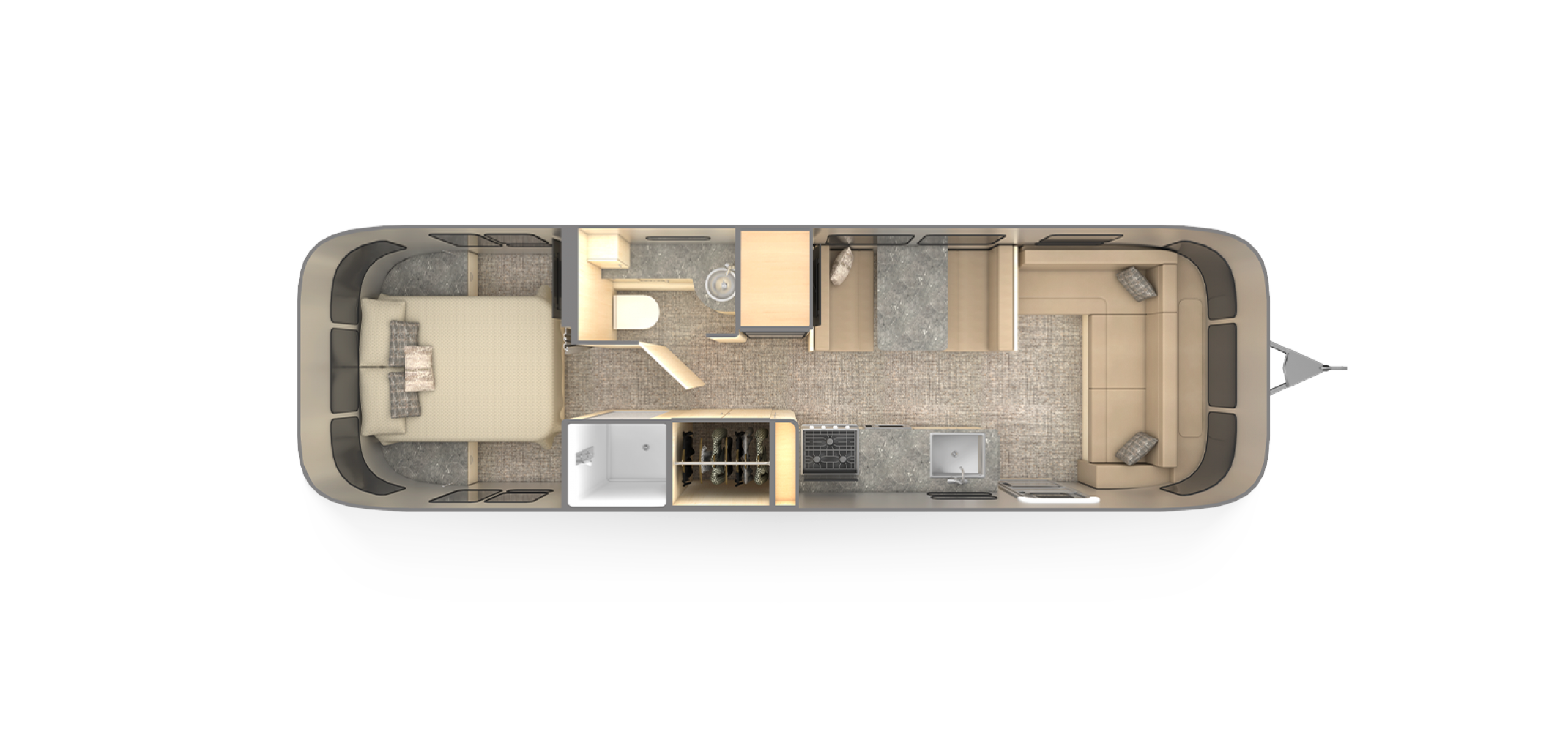 Flying Cloud 30RB Floor Plan