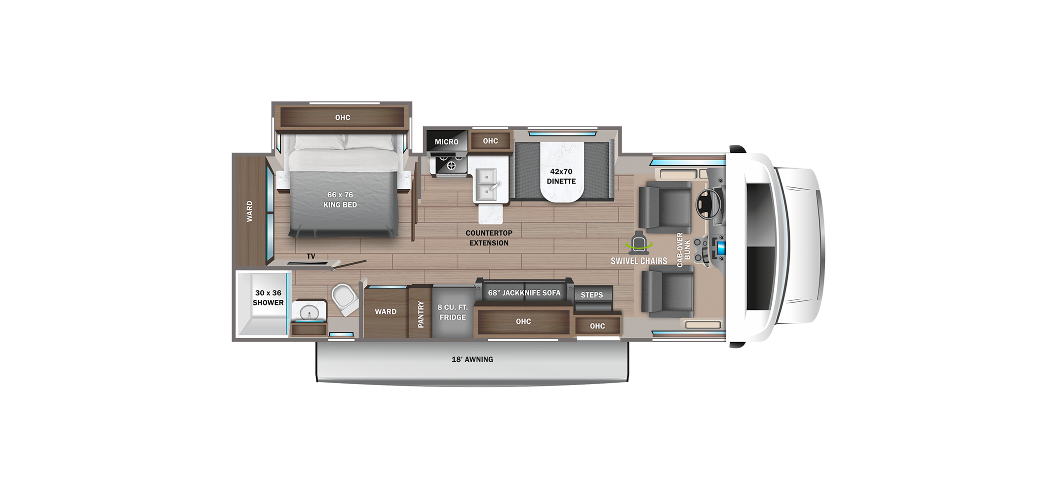 Greyhawk 27U Floor Plan