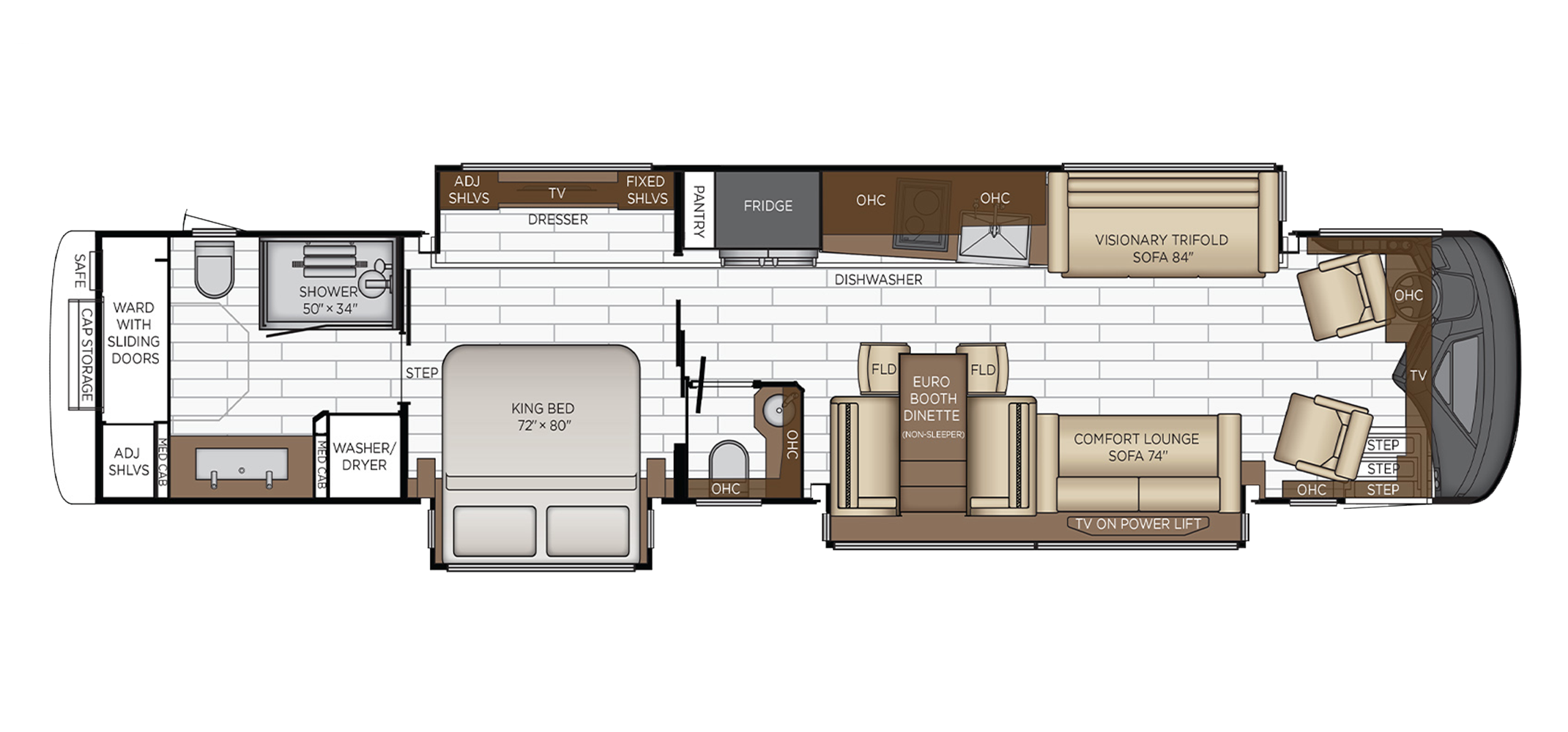 King Aire Floor Plan 4521