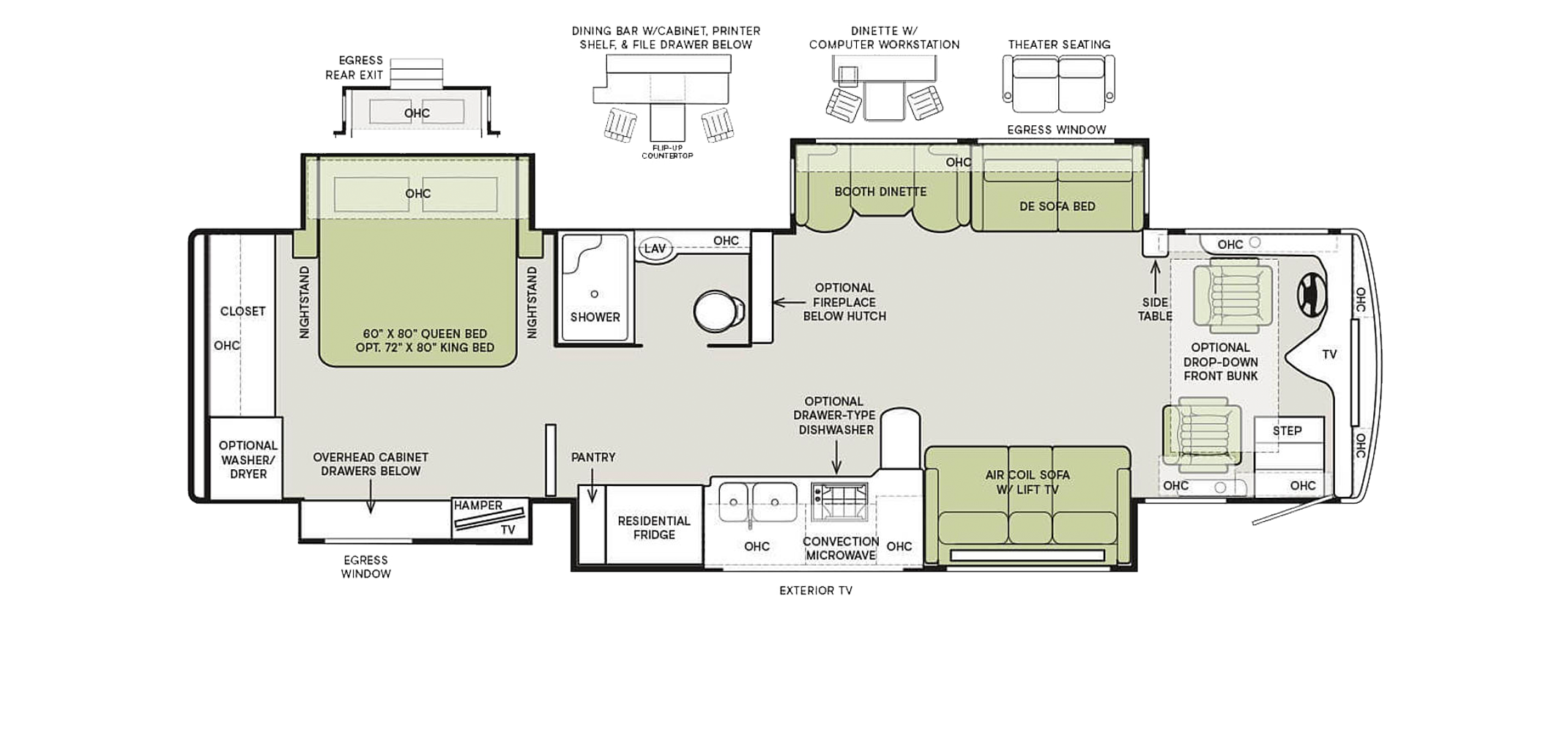 Phaeton Floor Plan 36 SH