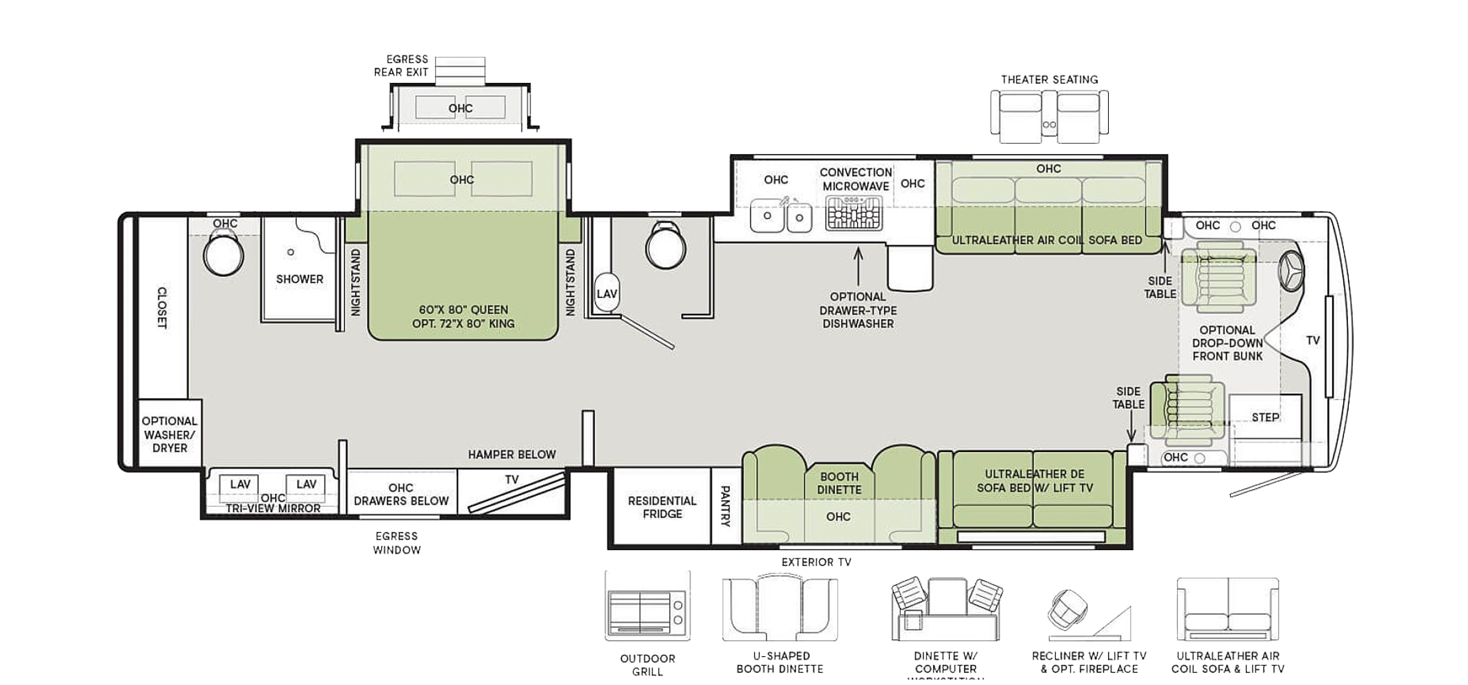 Phaeton Floor Plan 40 LH