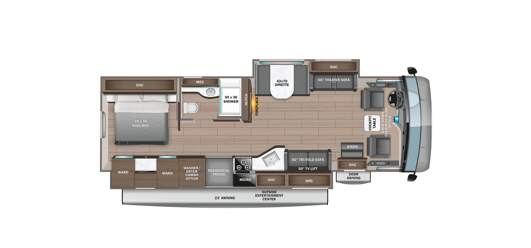 Precept 34G Floor Plan