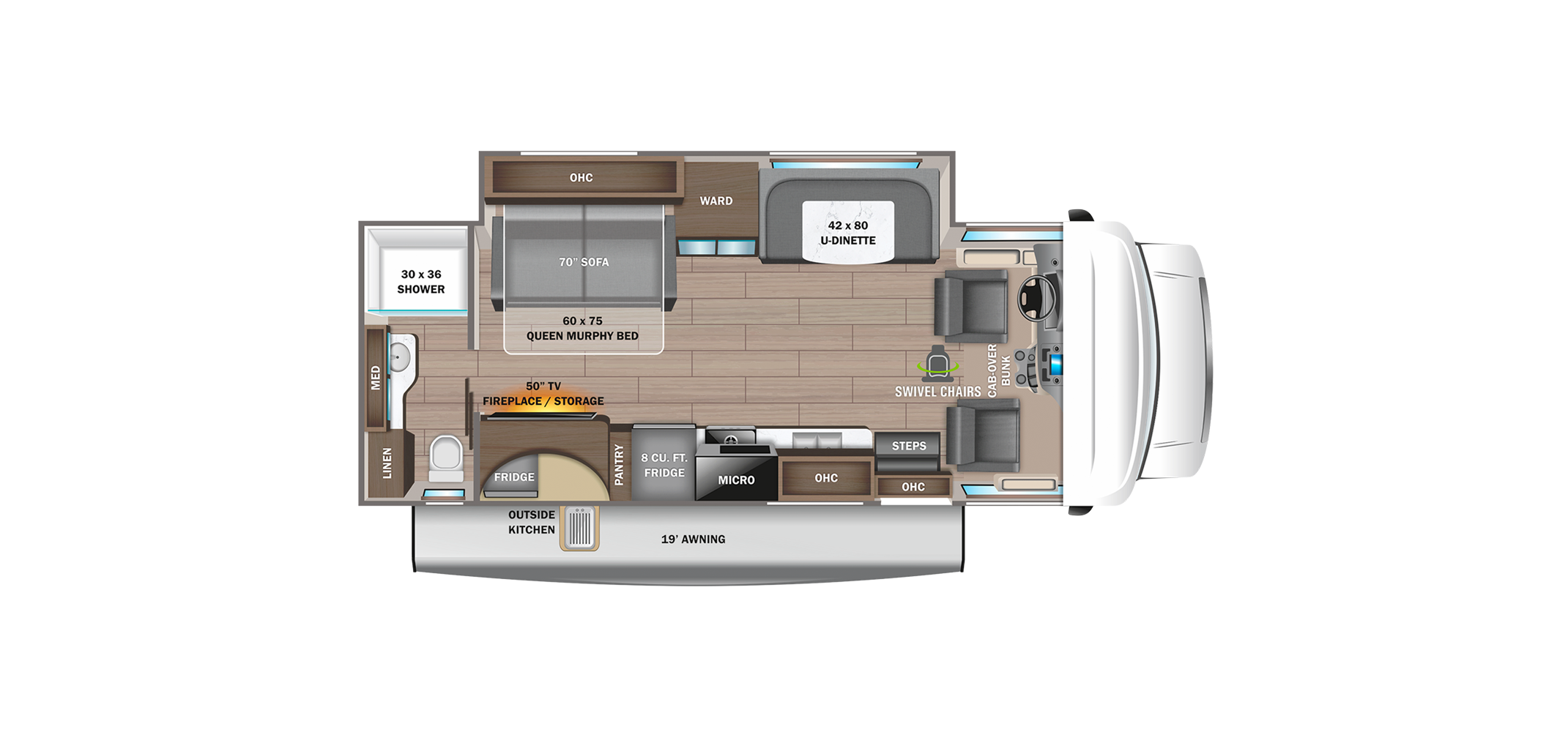 Redhawk 26M Floor Plan