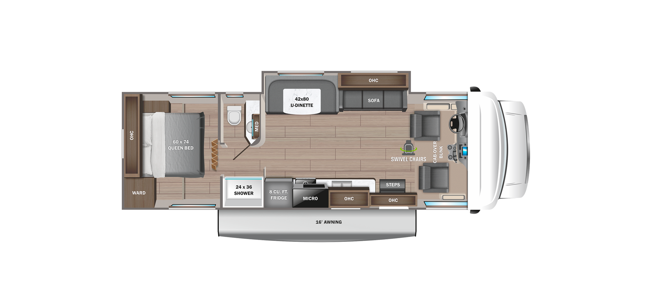 Redhawk 29XK Floor Plan