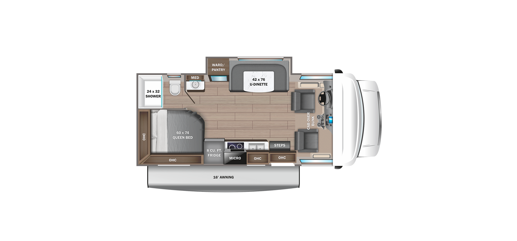 Redhawk SE 22AF Floor Plan