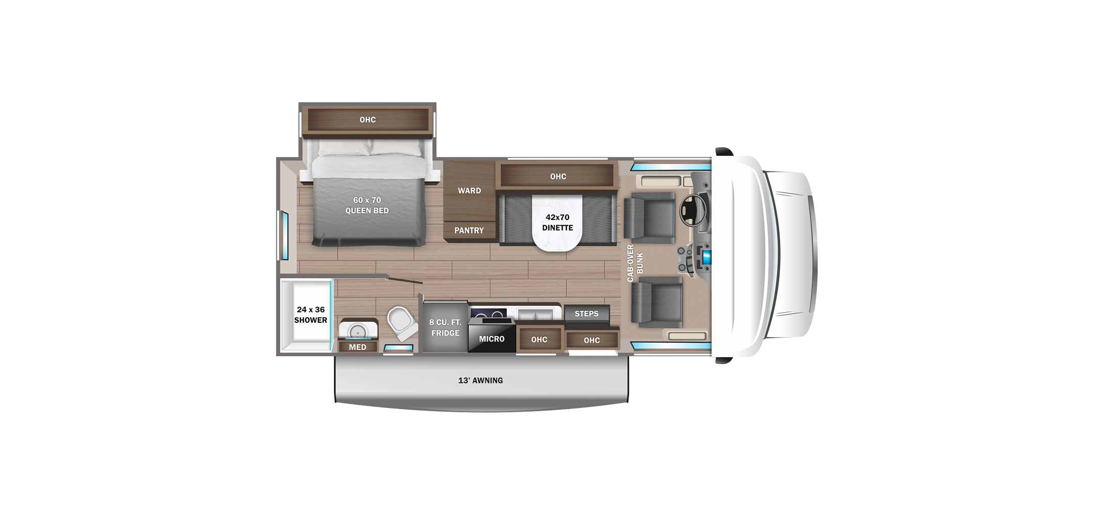 Redhawk SE 22CF Floor Plan