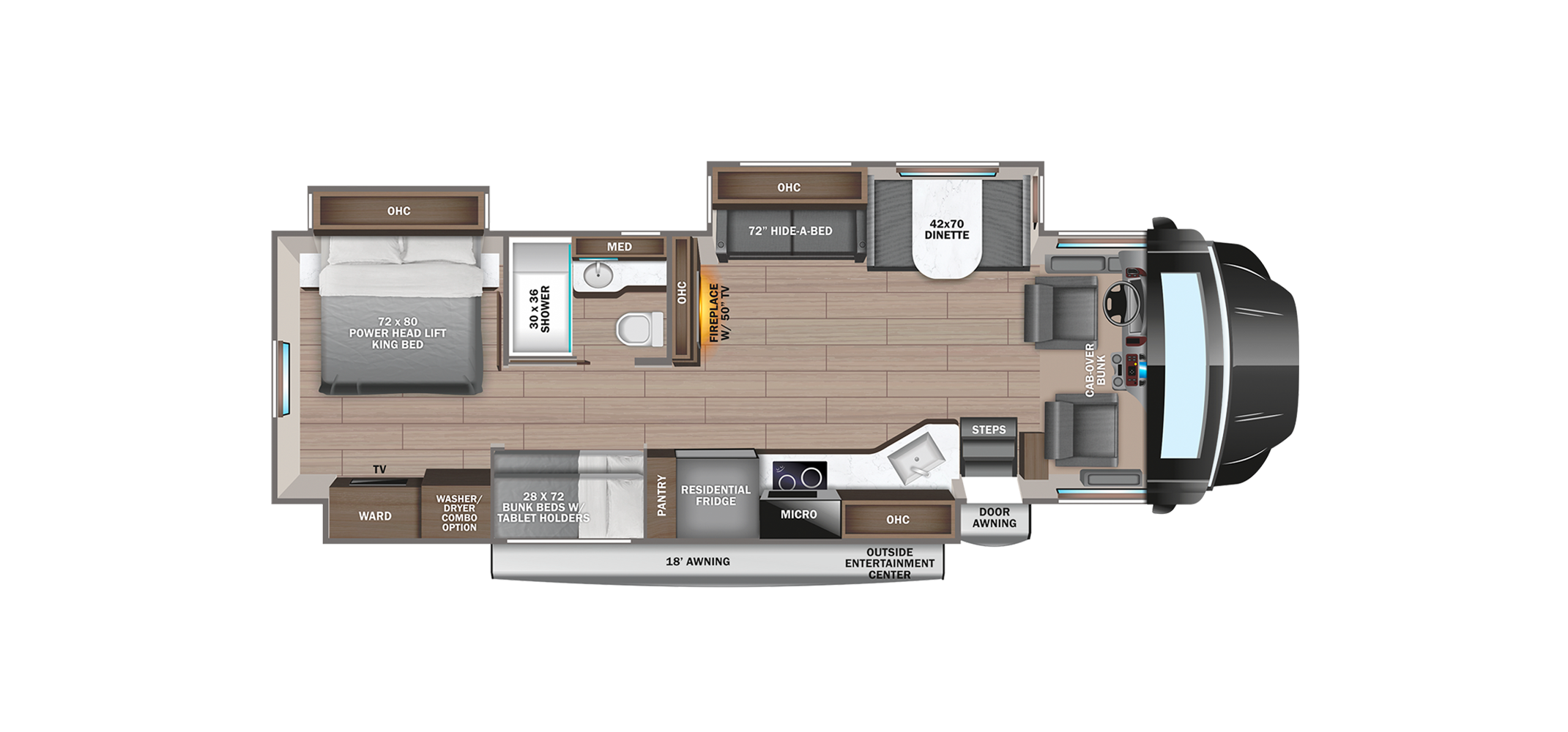 Seneca 37L Floor Plan