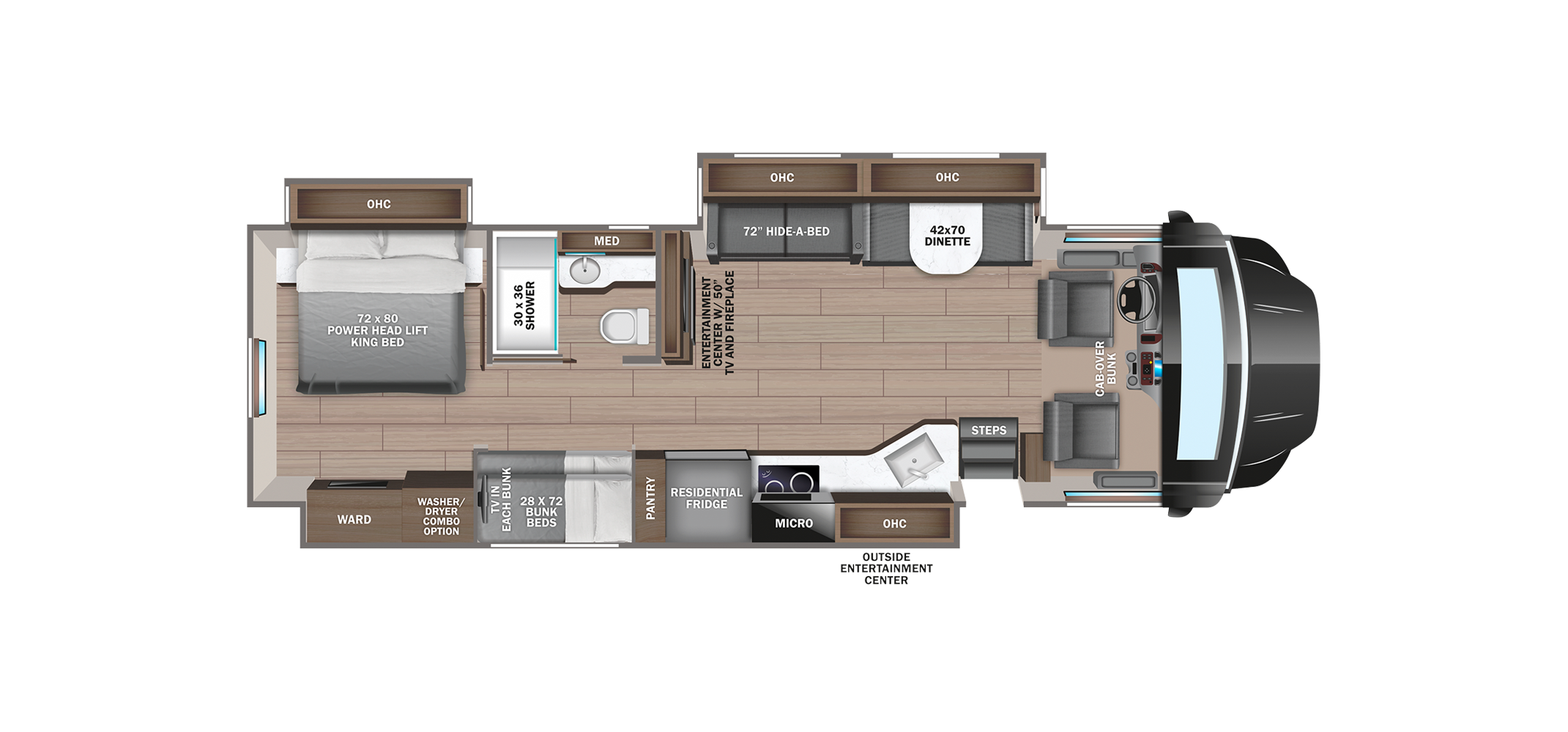 Seneca Prestige 37L Floor Plan