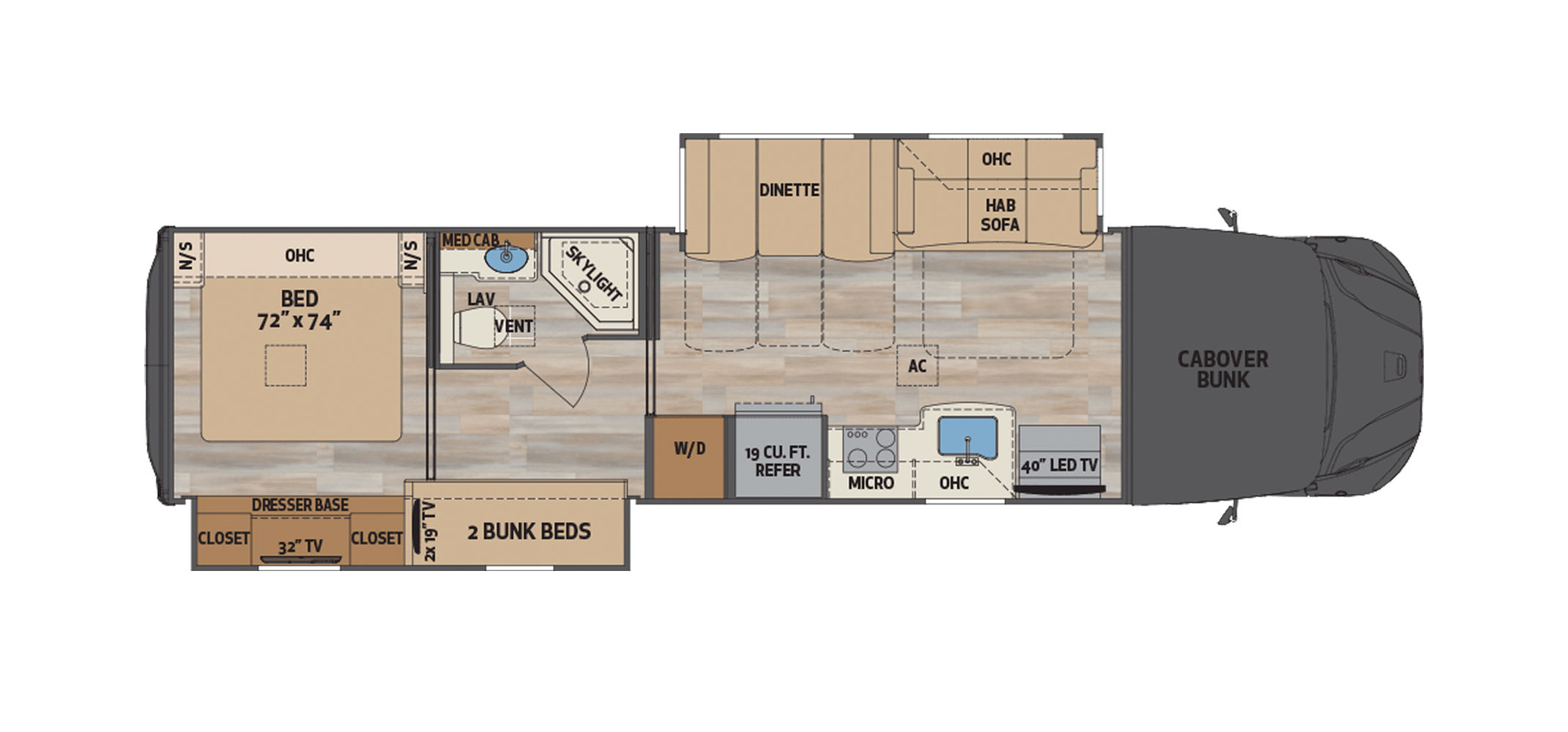 Valencia 38BB Floor Plan