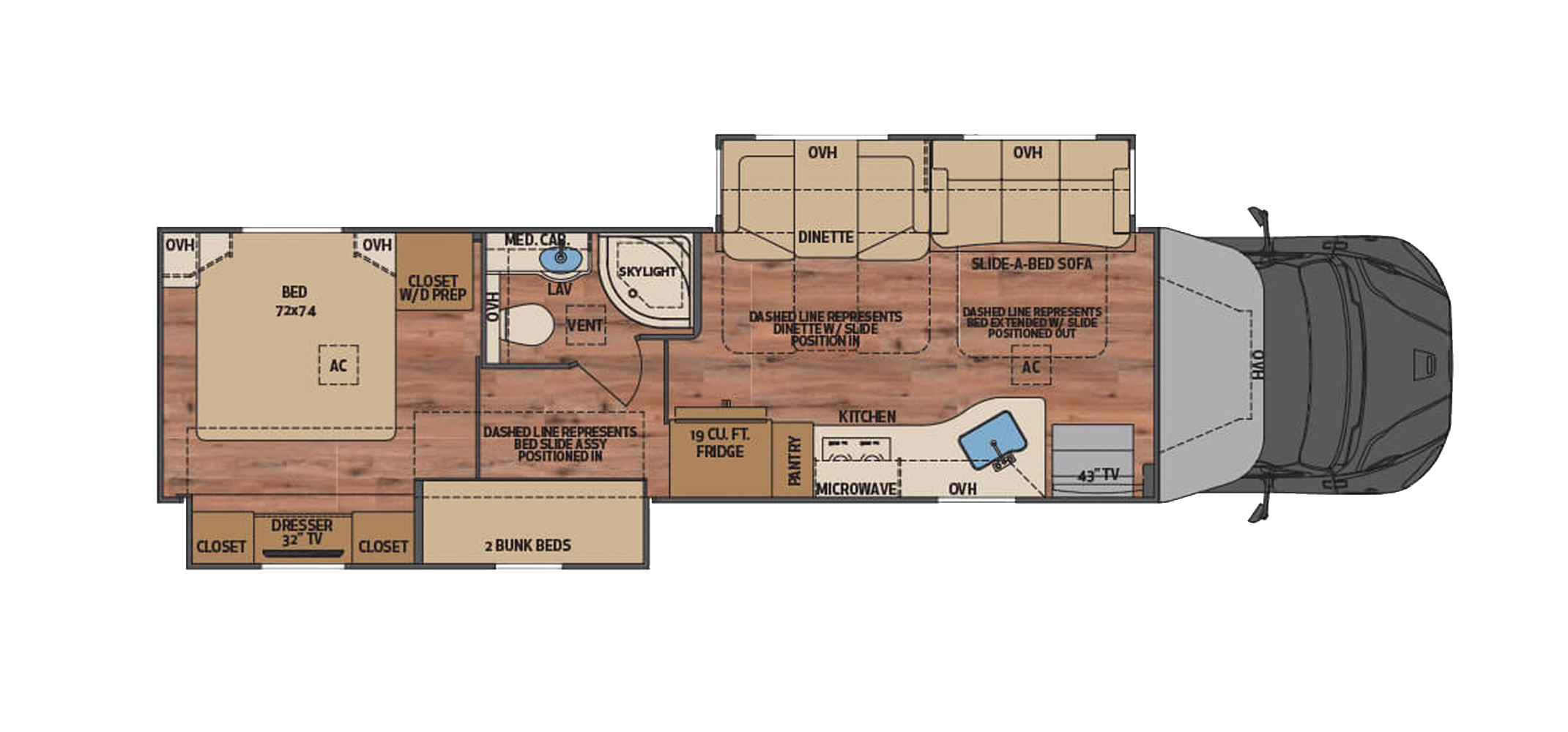 Verona Floor Plan 40VBH