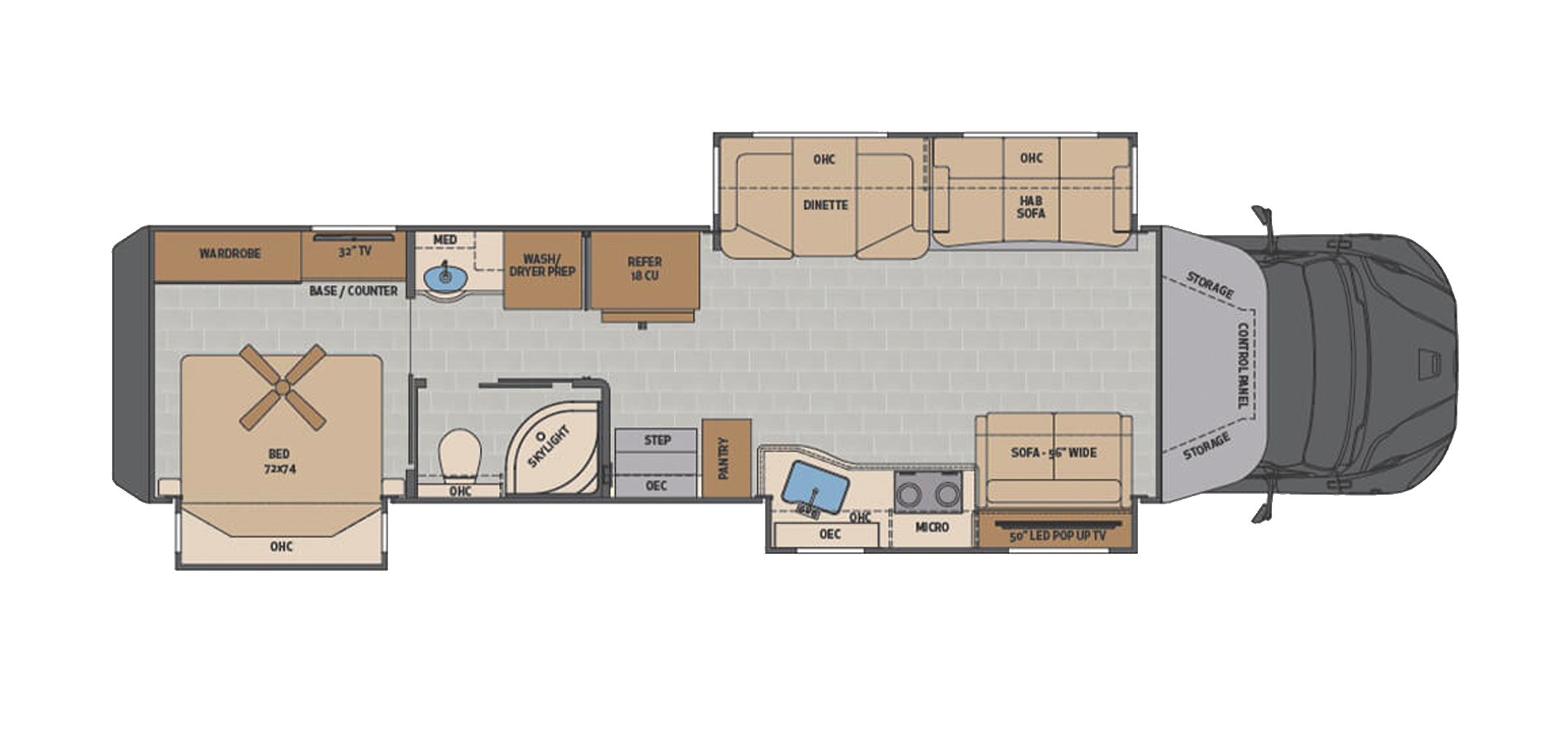 Verona LE 40LTS Floor Plan