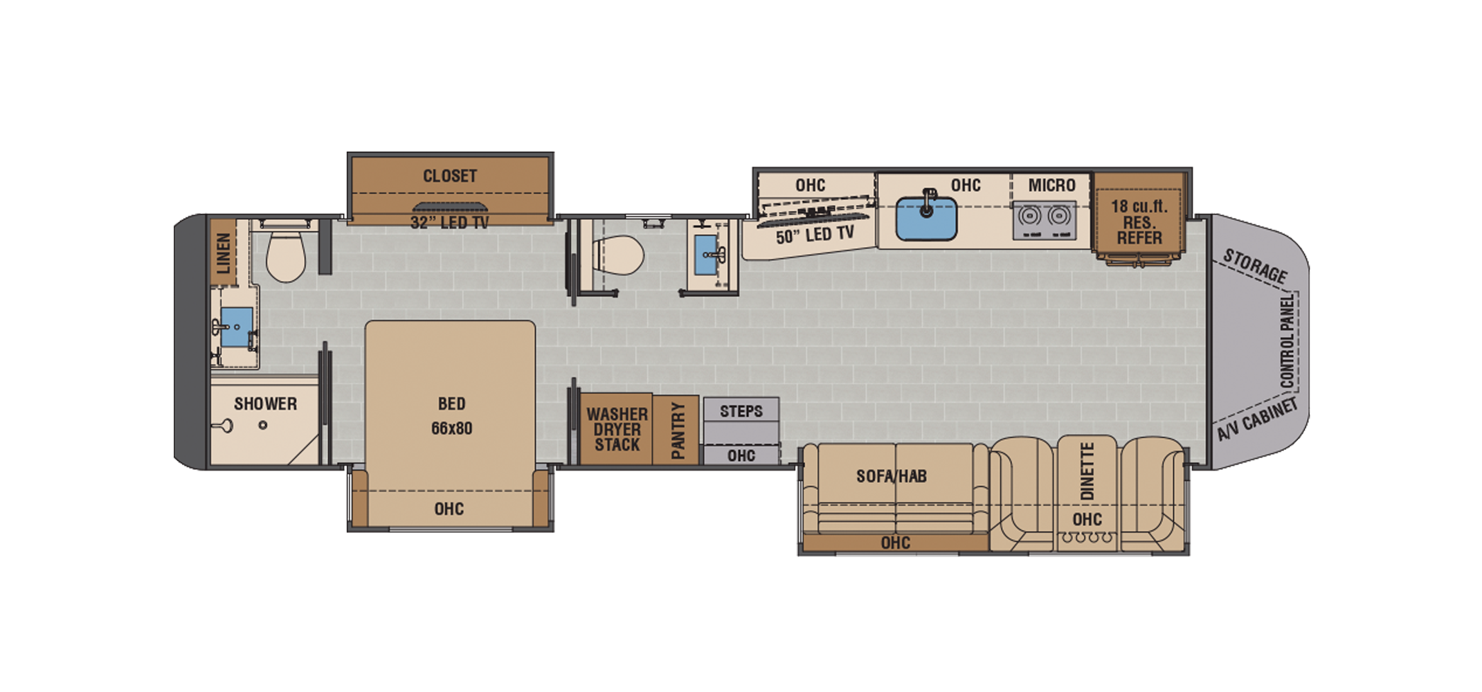 XL X45DB Floor Plan