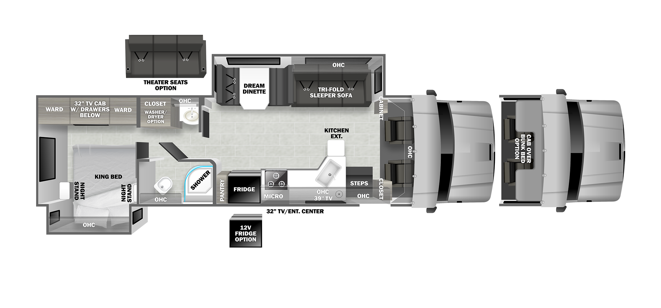 DX3 34KD Floor Plan