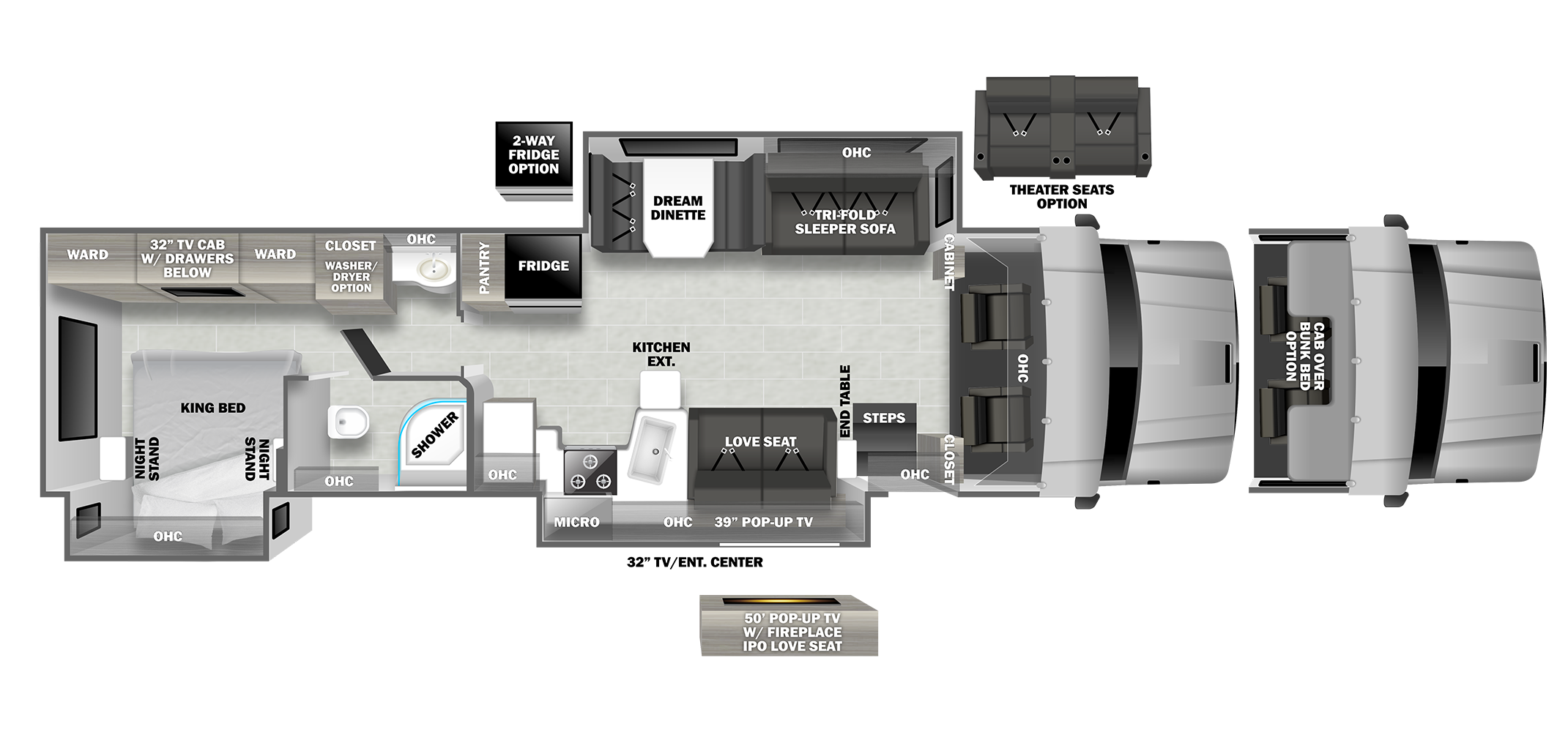 DX3 37TS Floor Plan