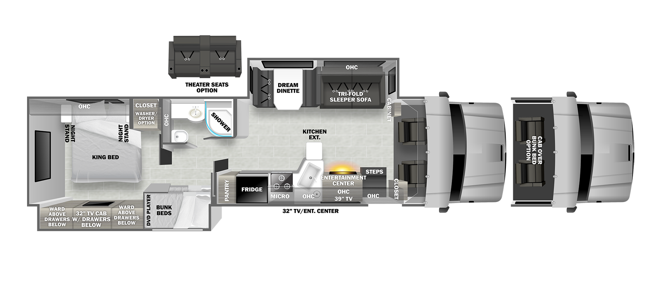 Dynaquest XL 3700BD Floor Plan