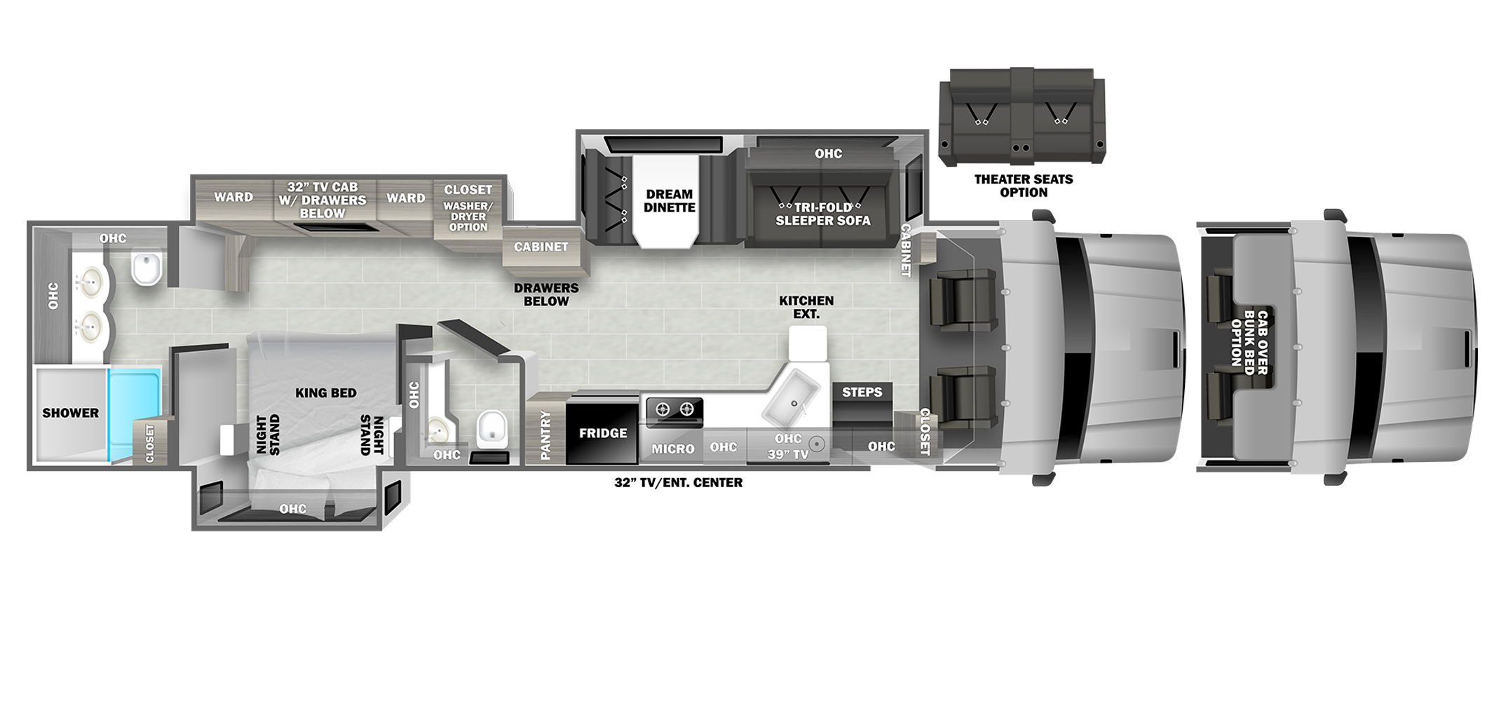 Dynaquest XL 3700RB Floor Plan