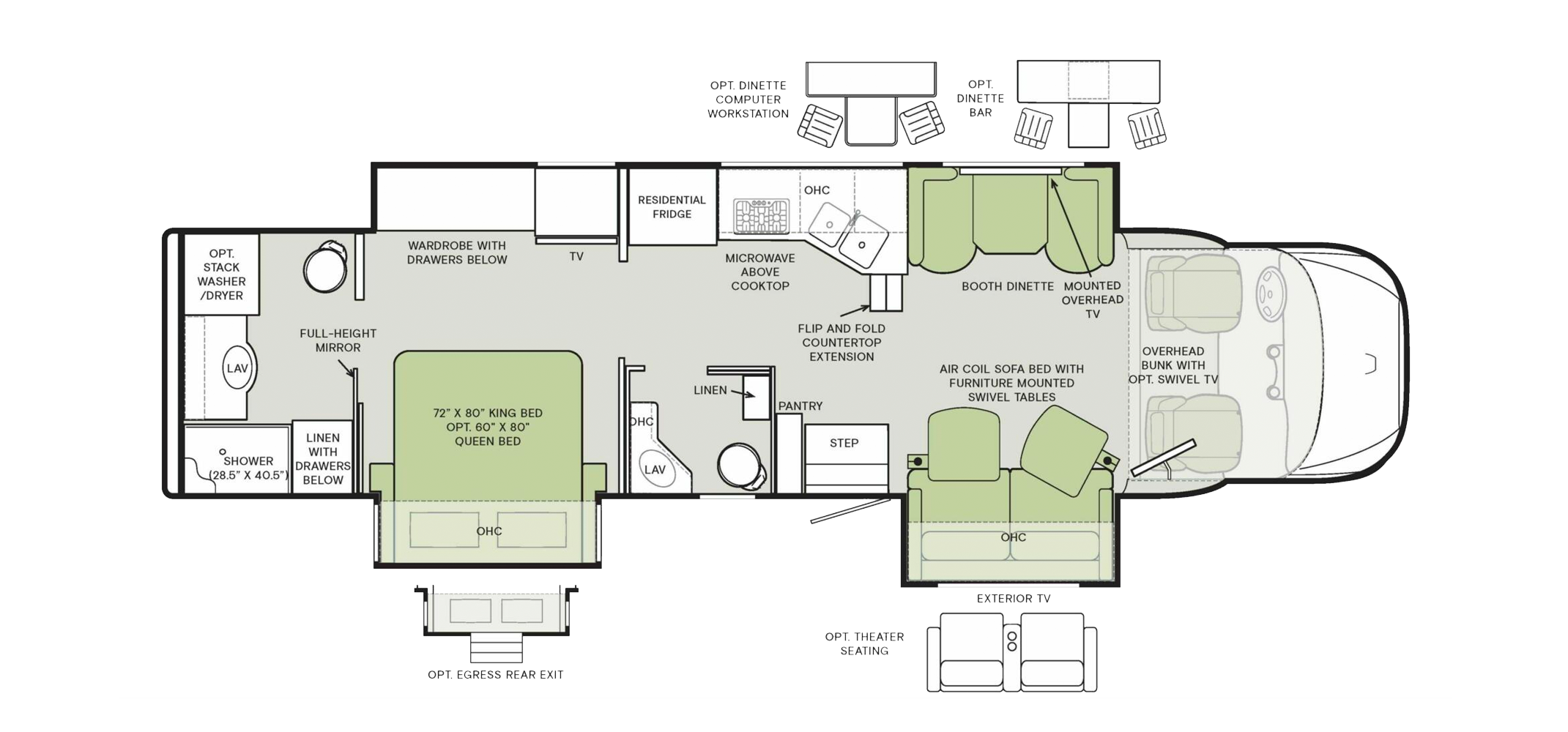 Allegro Bay 38BB Floor Plan