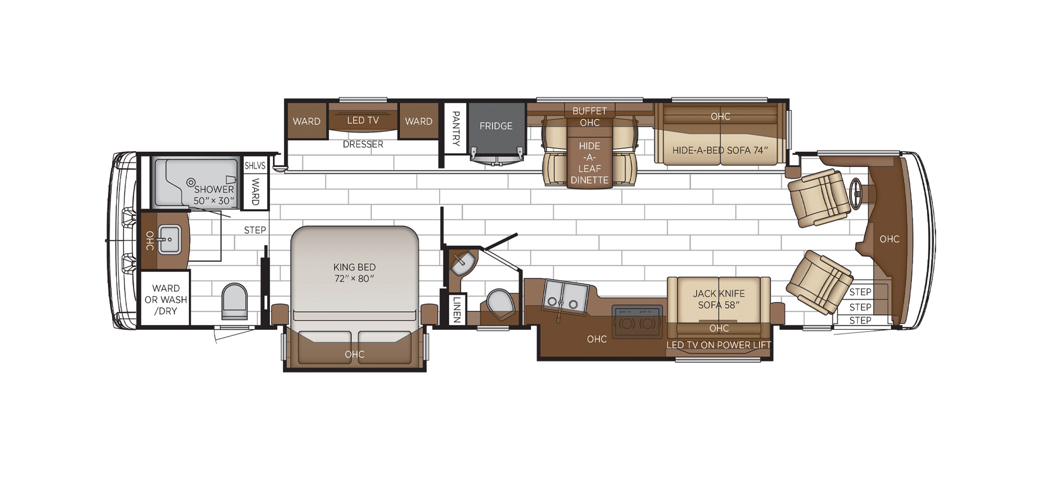 Dutch Star Floor Plan 3836