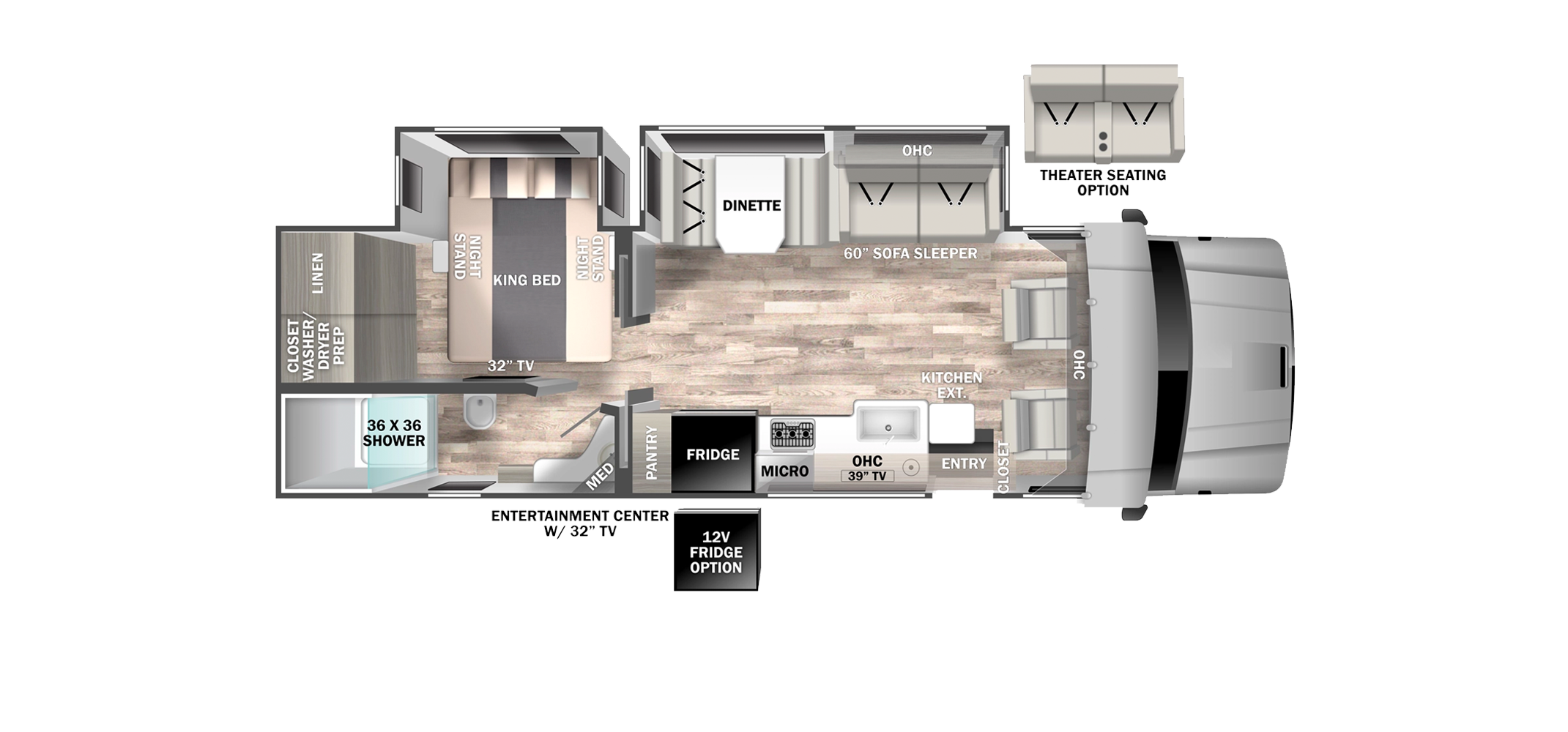 Europa 31SS Floor Plan