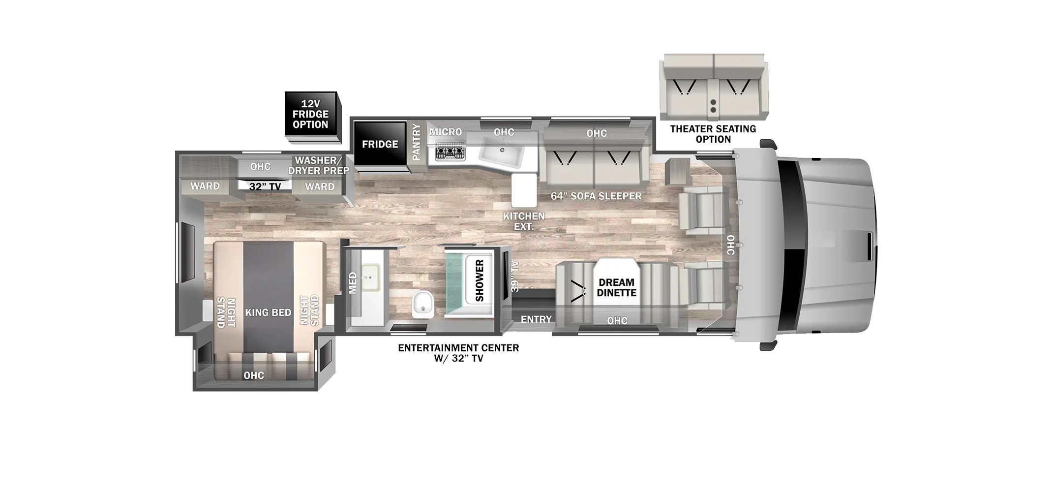 Europa 32KD Floor Plan