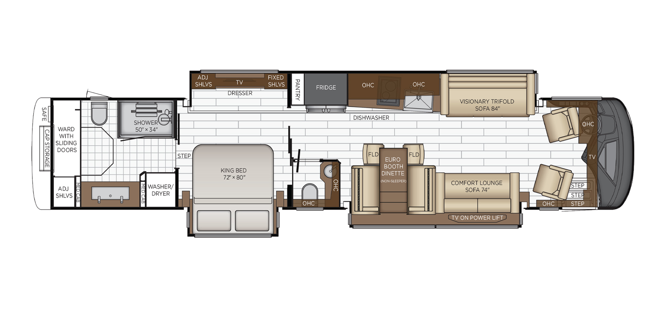 King Aire Floor Plan 4521