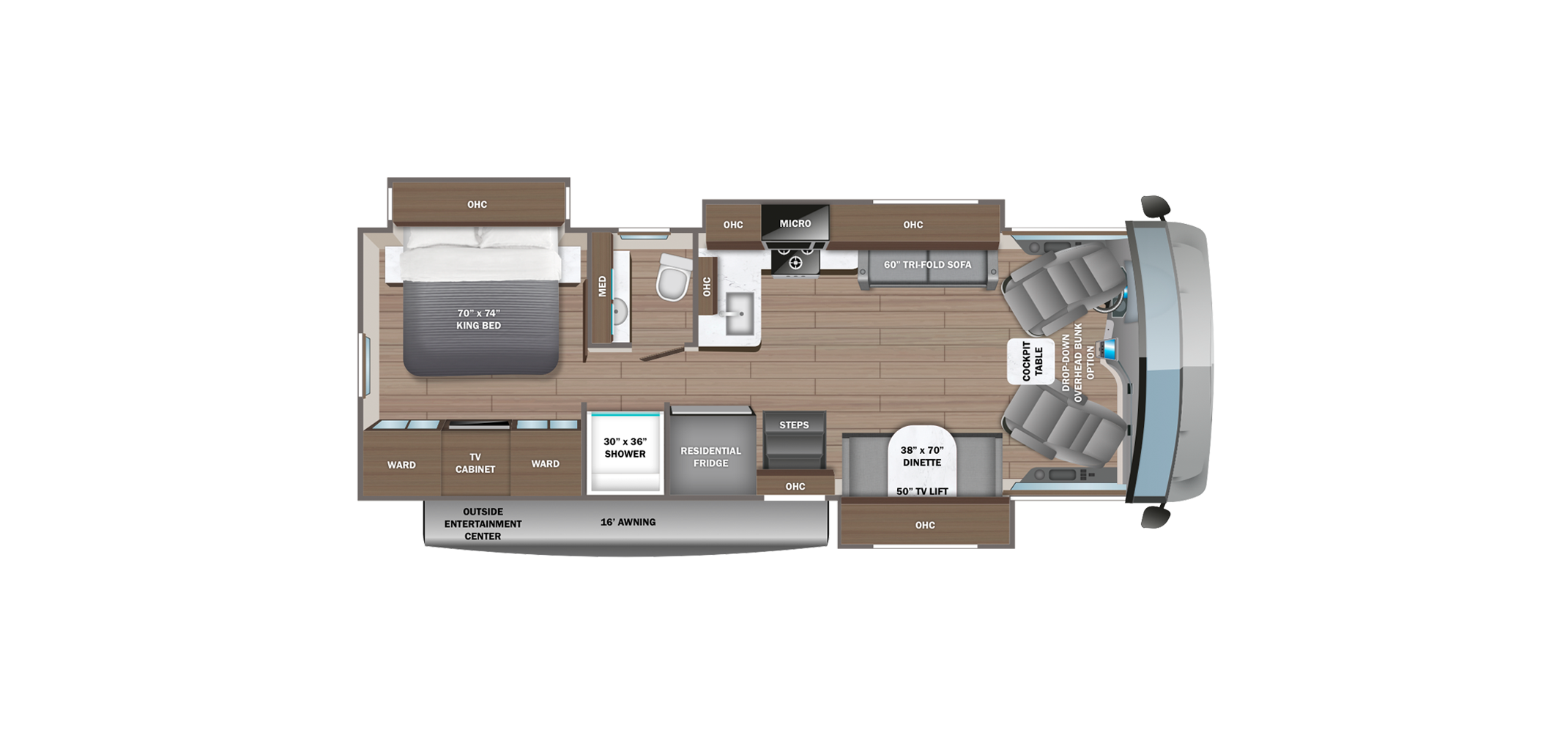 Precept 31UL Floor Plan