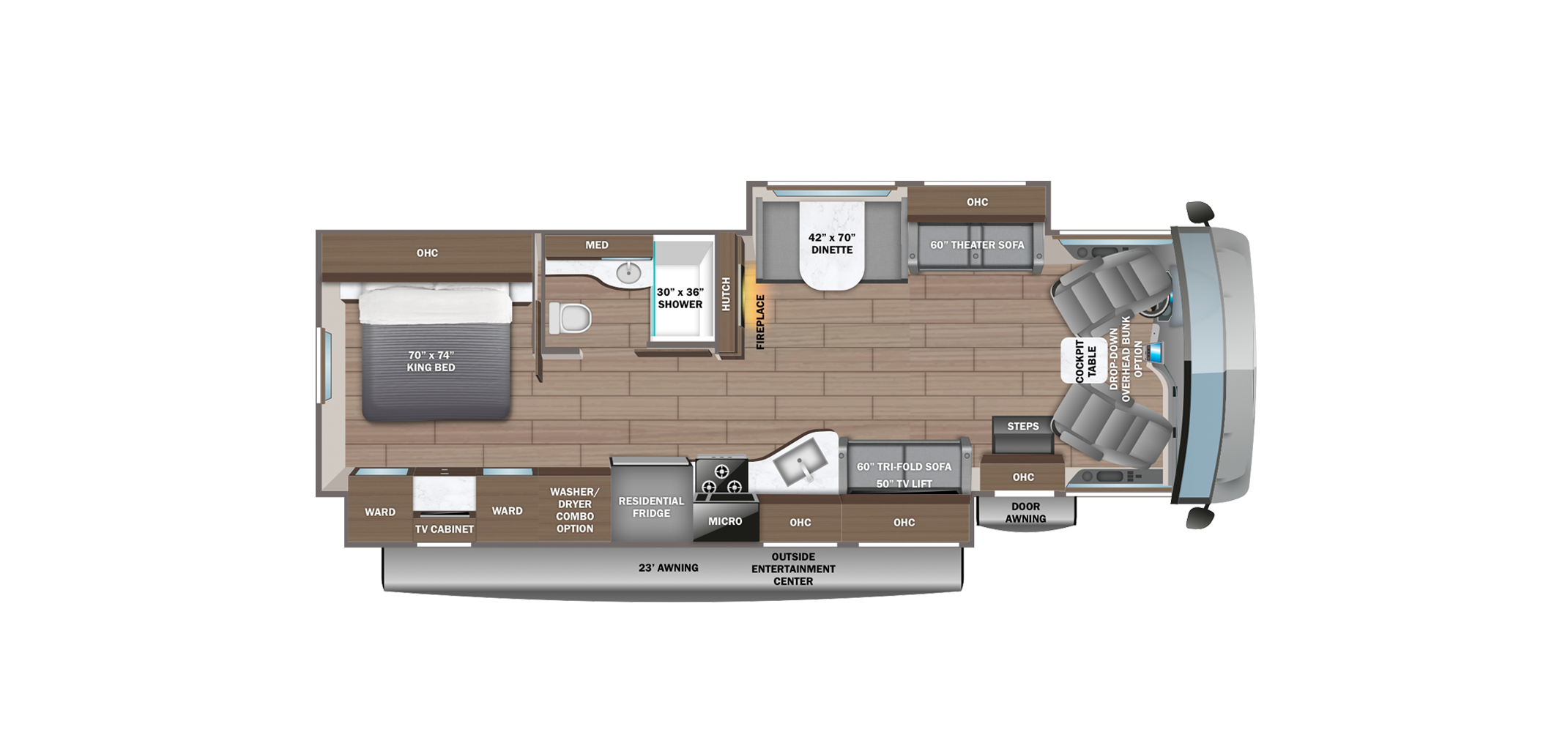 Precept 34G Floor Plan