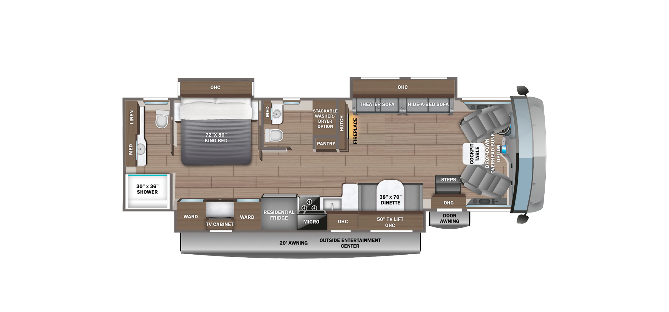 Precept 36C Floor Plan