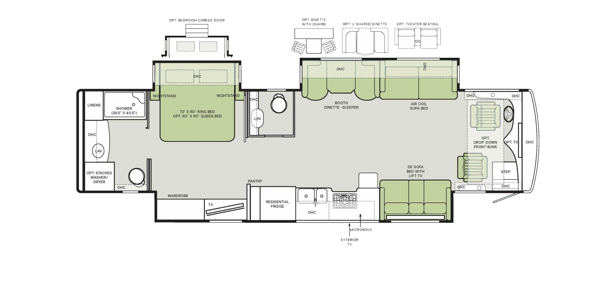 Allegro RED 360 37BA Floor Plan