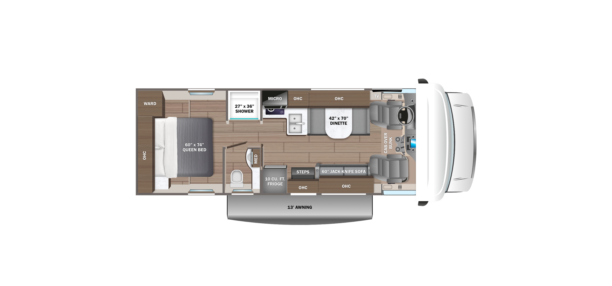 Redhawk SE 27H Floor Plan