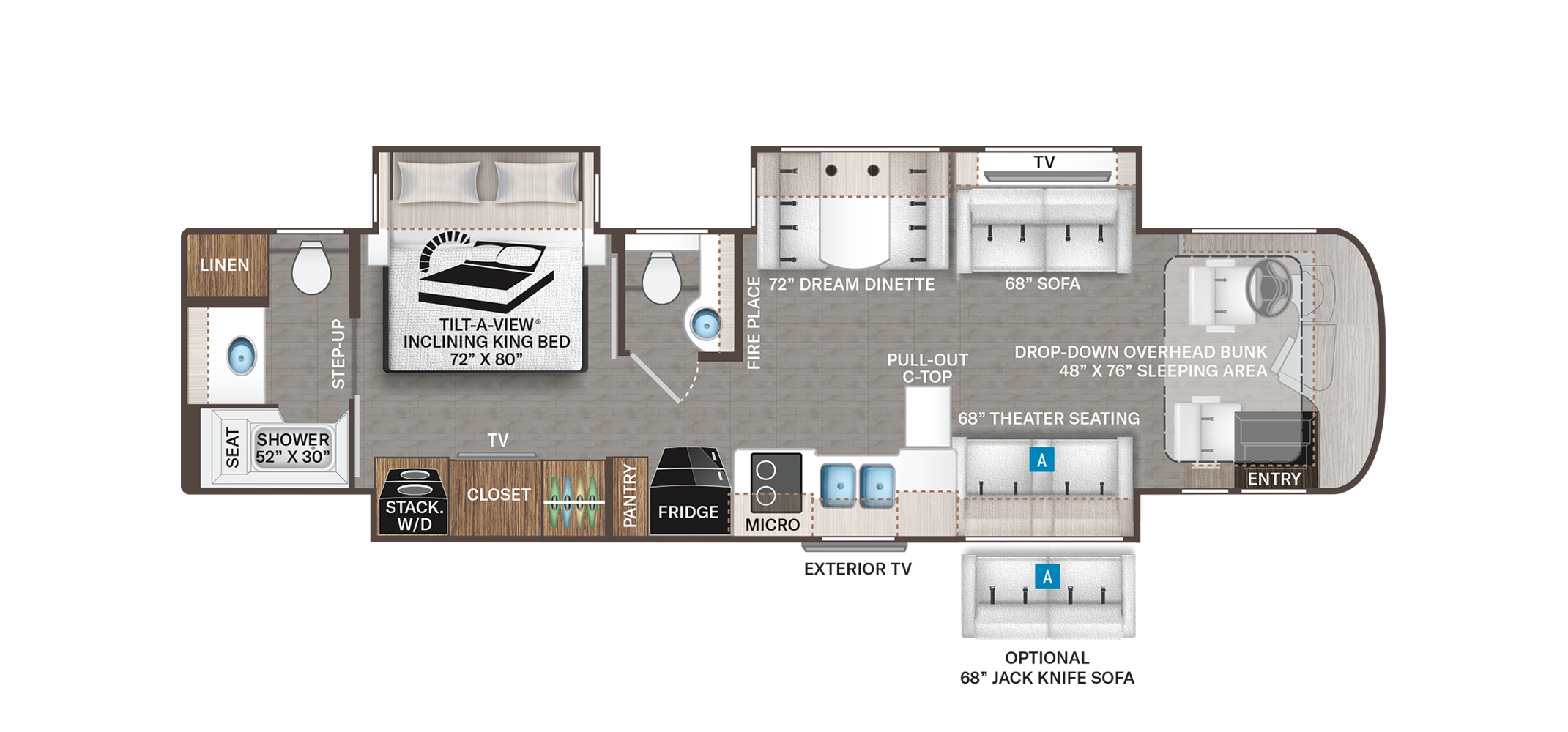 Riviera Floor Plan 38RB